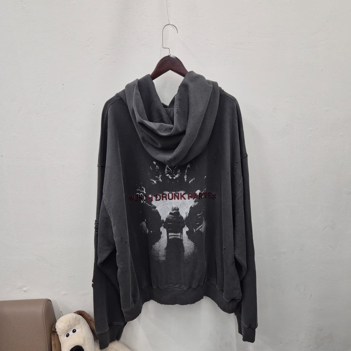 펀치드렁크파티 다모임 가먼트 다이드 후드 3사이즈 상품이미지9