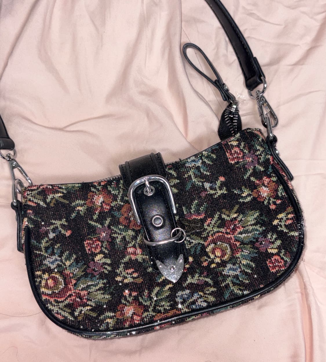 팬시클럽 동양화 자수 핸드백 상품이미지1