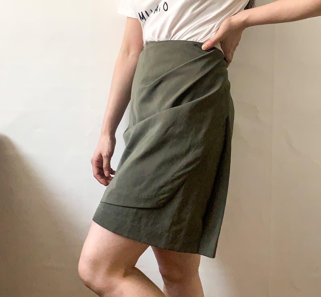 [S] 3.1 필립림 드레이프 랩스커트 상품이미지7