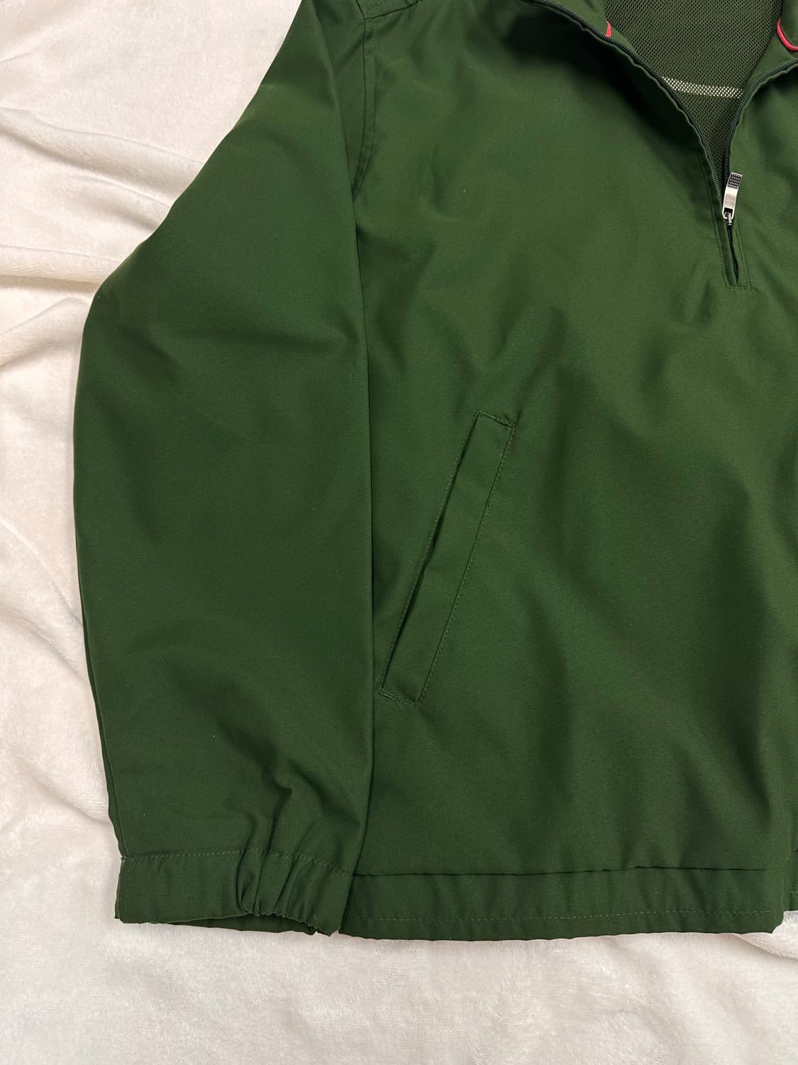 (M)폴로랄프로렌 폴리쉘 풀오버 하프집업 아노락 딥그린 상품이미지4