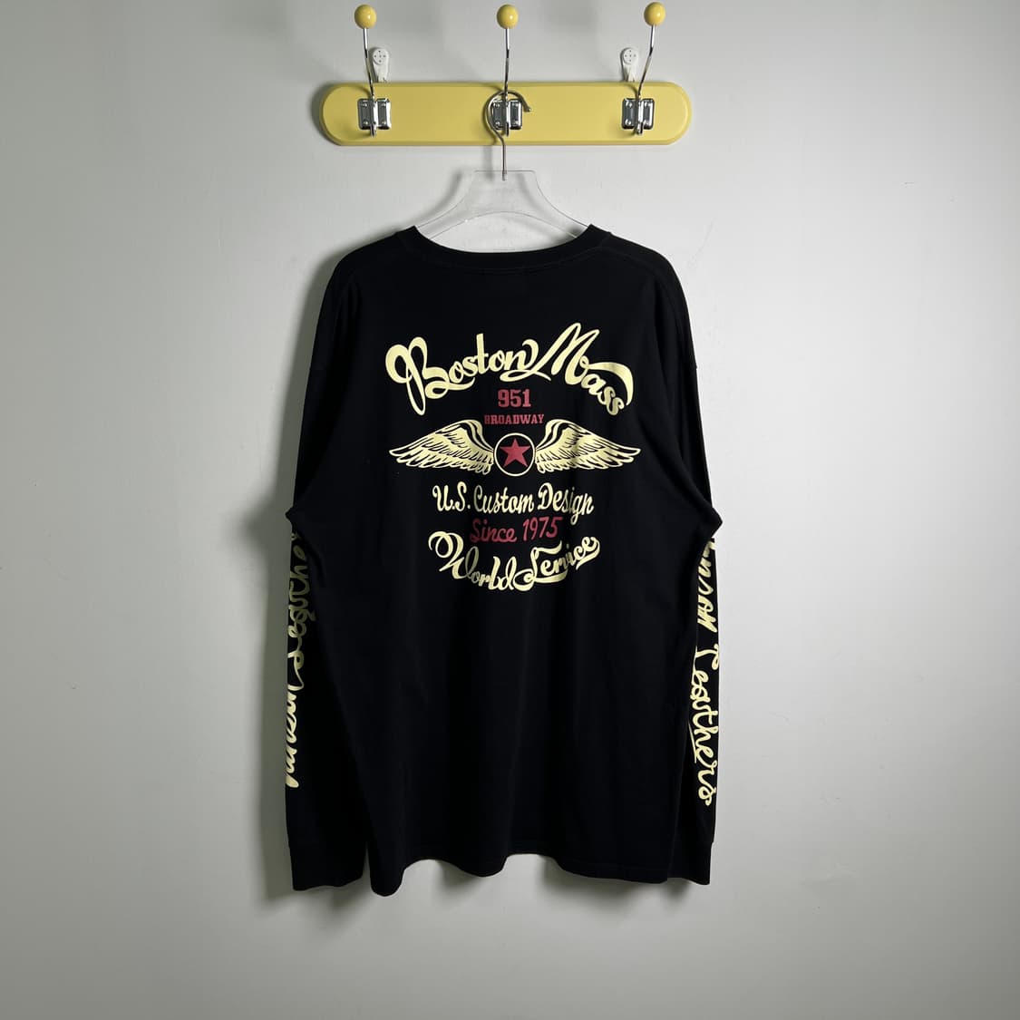 밴슨 레더 블랙 롱슬리브 2XL 상품이미지2