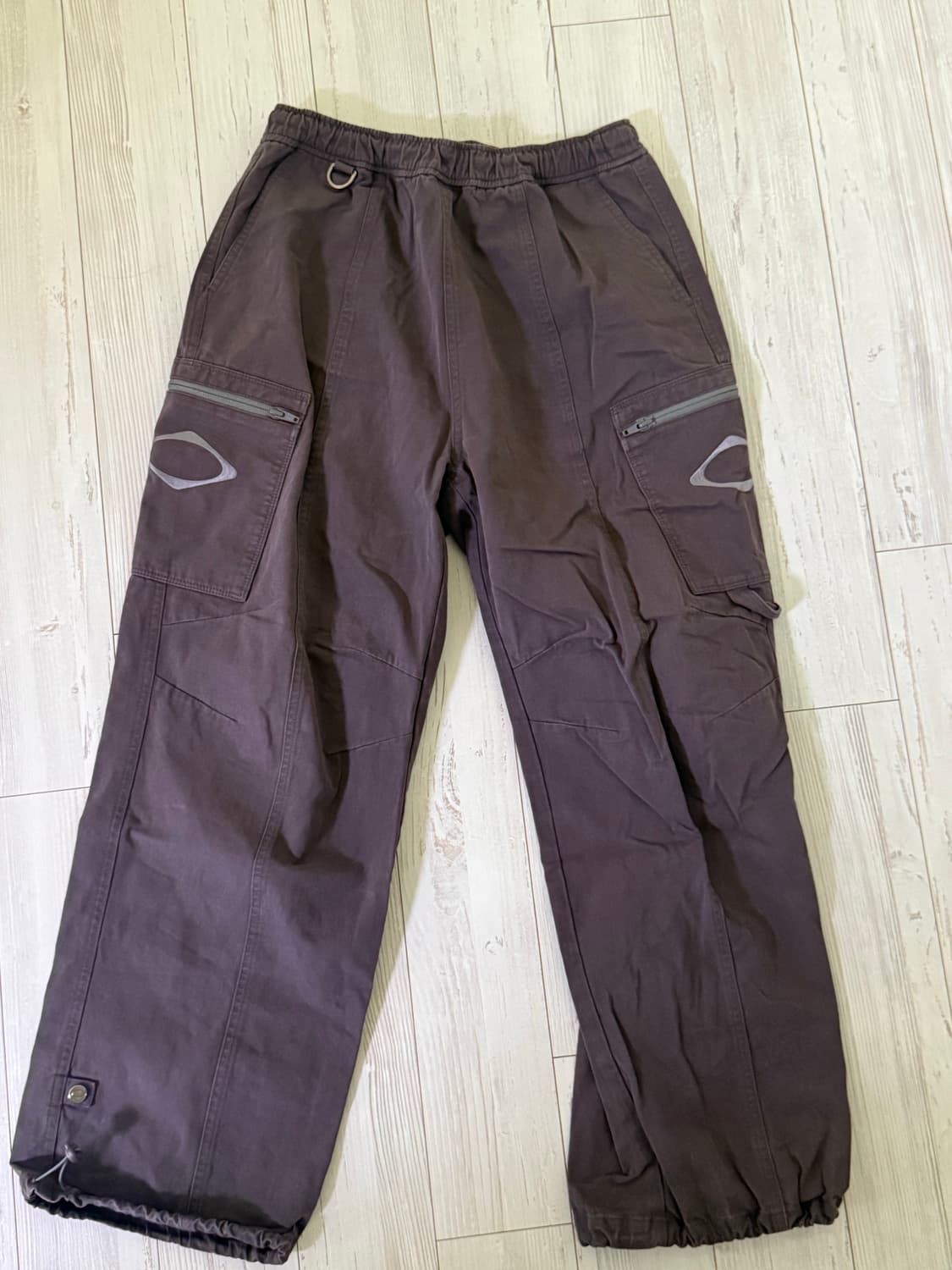 미스치프 드로우스트링 팬츠 퍼플 브라운 상품이미지2