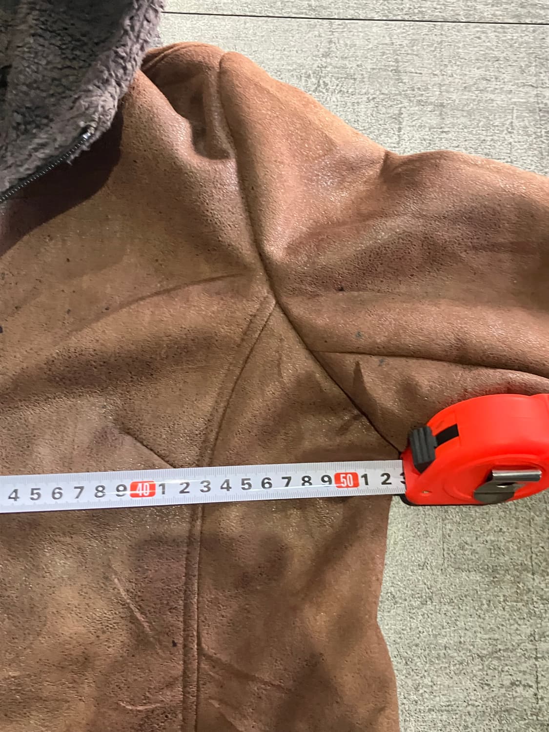 일본빈티지 올드스쿨아메카지 혁오풍 보헤미안 후드무스탕 상품이미지3