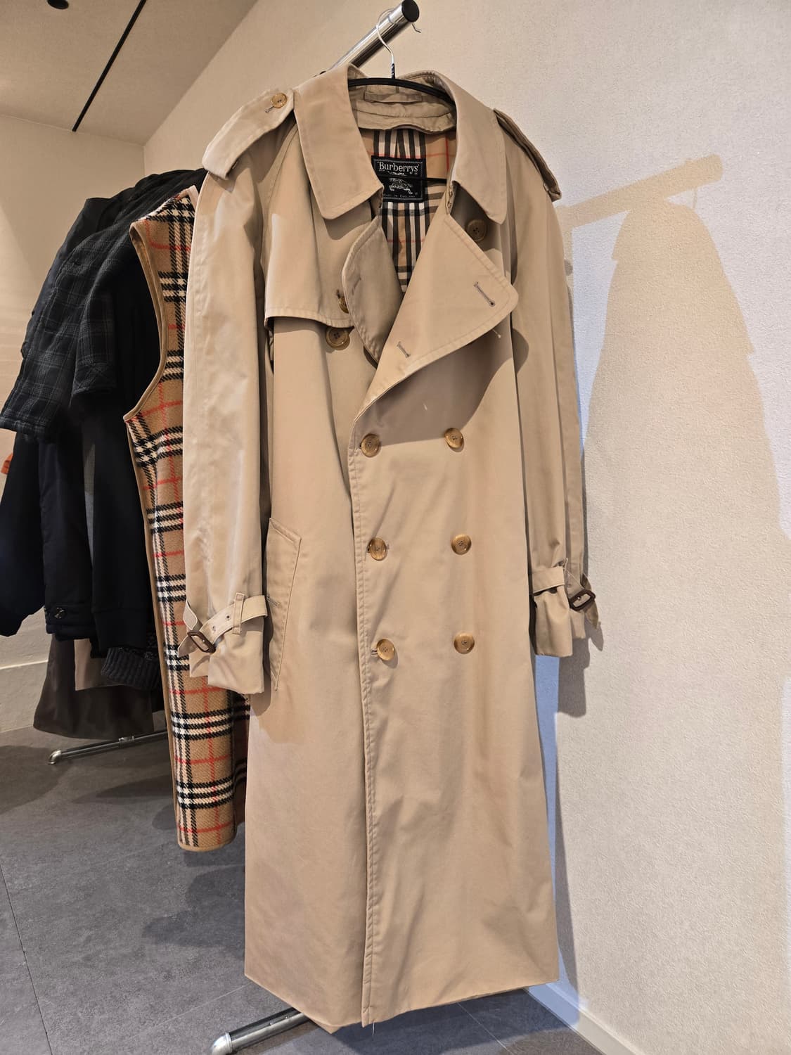 버버리 헤리티지 트렌치코트 (탈착 내피)베이지 52 상품이미지3