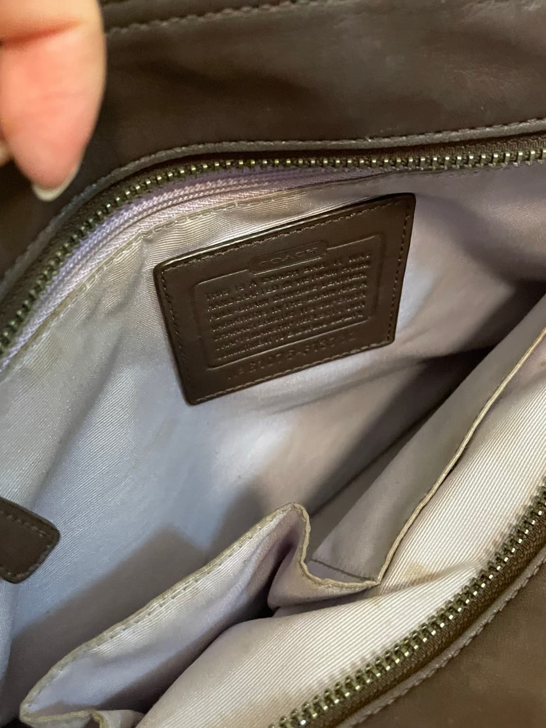 코치 브라운 숄더백  상품이미지4