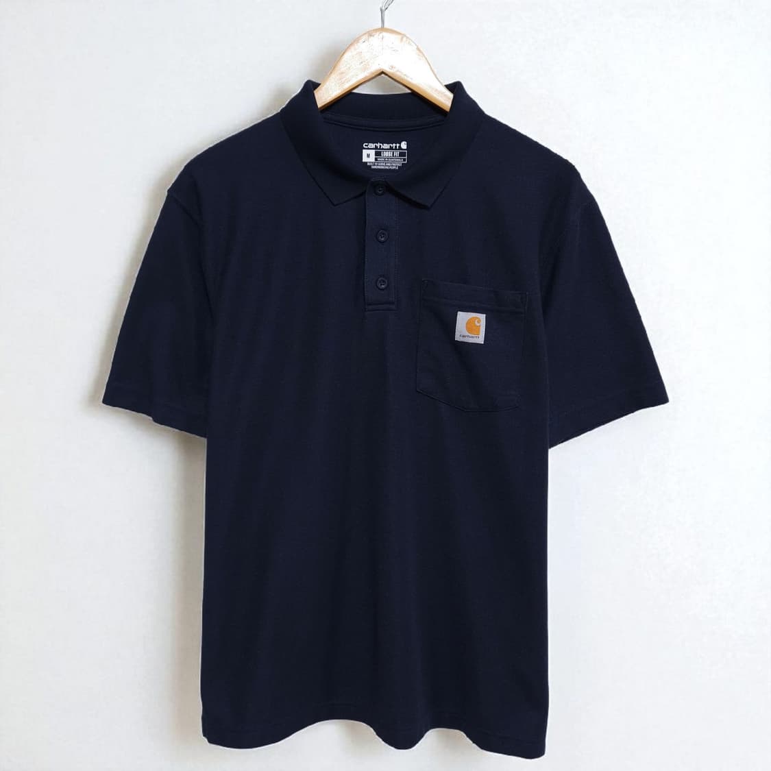 105)Carhartt 칼하트 반팔 카라티 K570 네이비 상품이미지1