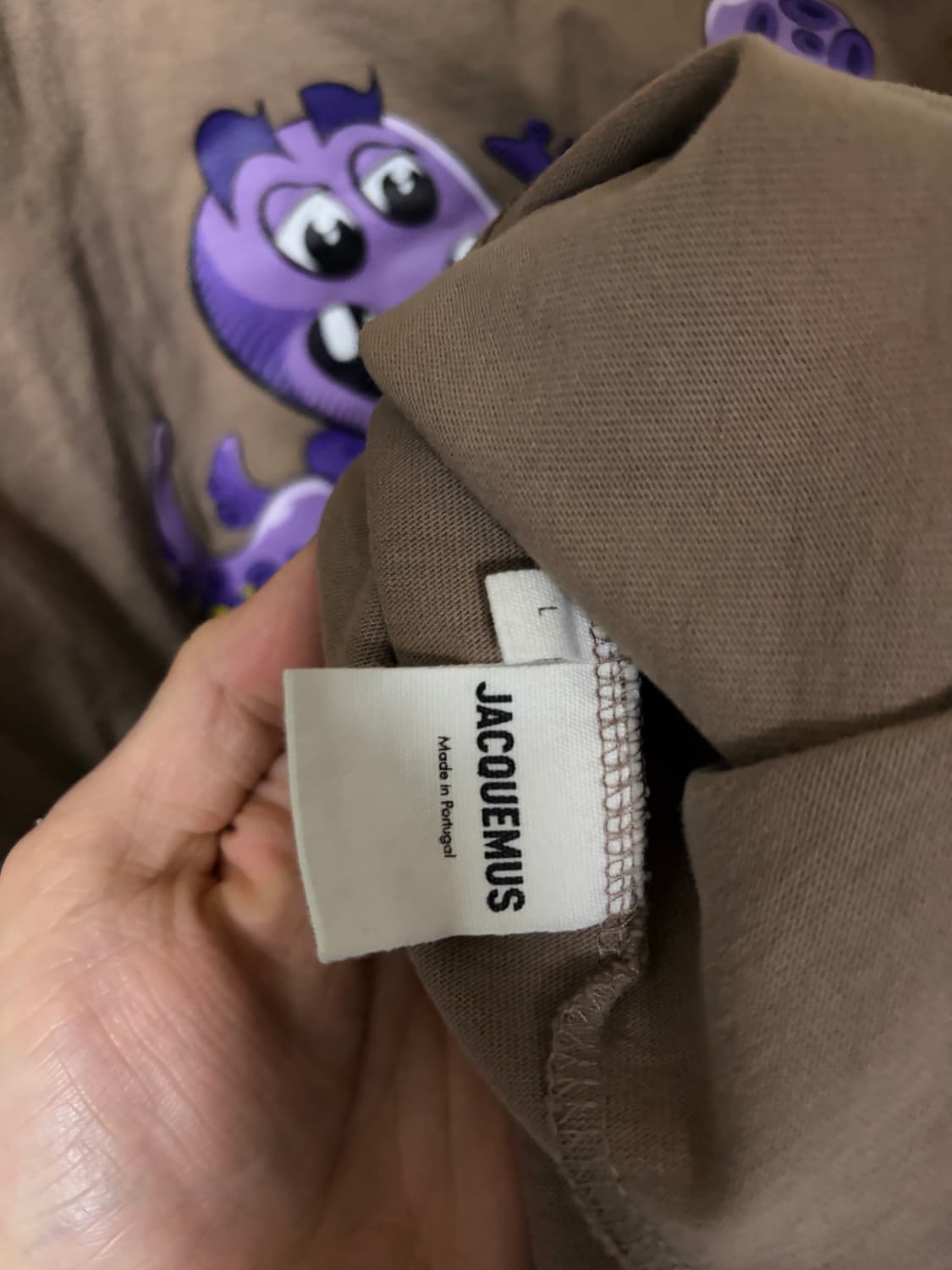 자크뮈스 / 브라운 몬스터 티셔츠 / L 상품이미지7