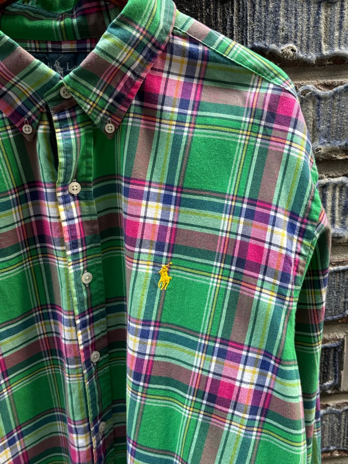 폴로랄프로렌 타탄체크 셔츠 상품이미지3