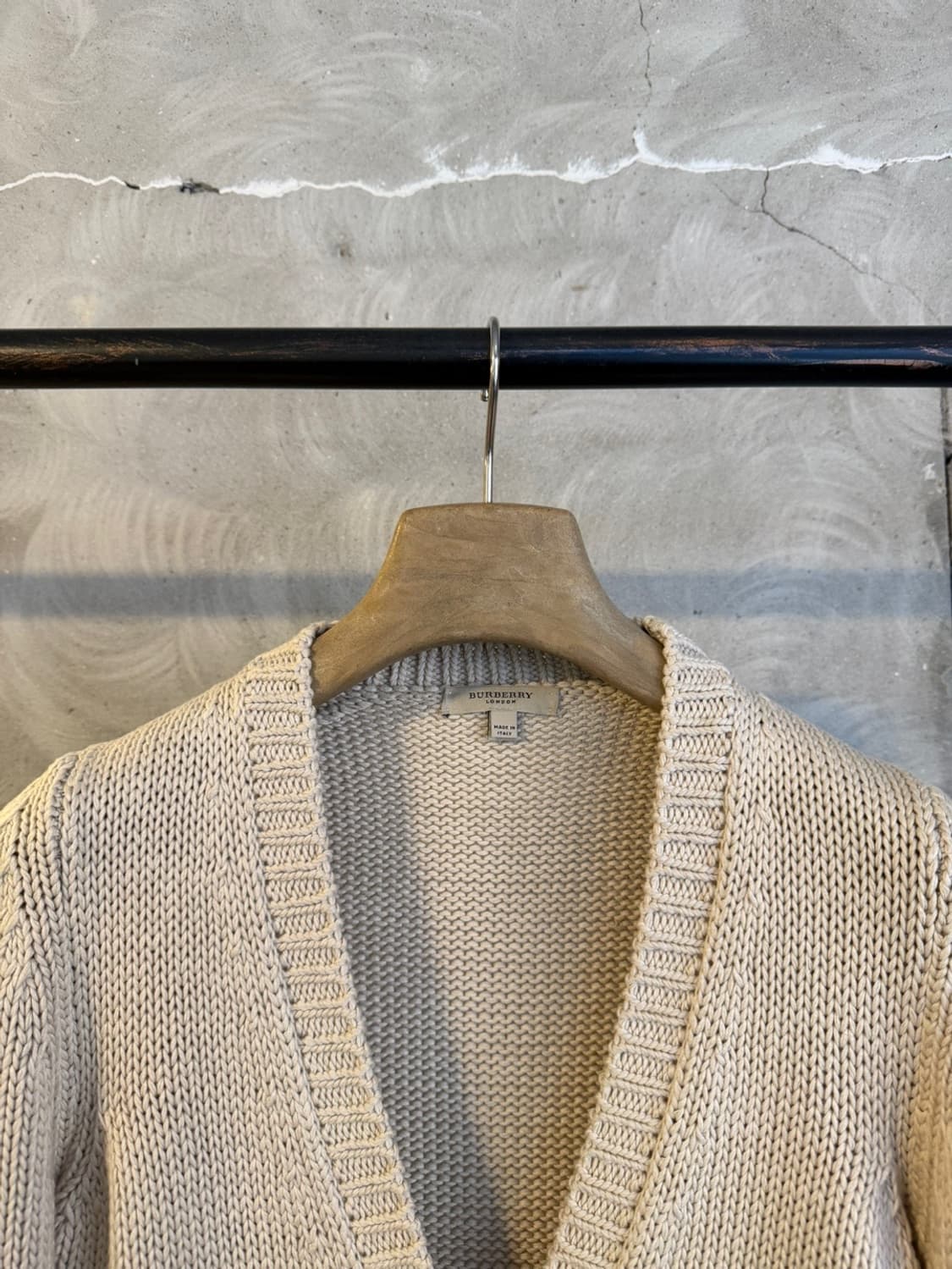 버버리 니트 롱가디건 66~77 상품이미지8