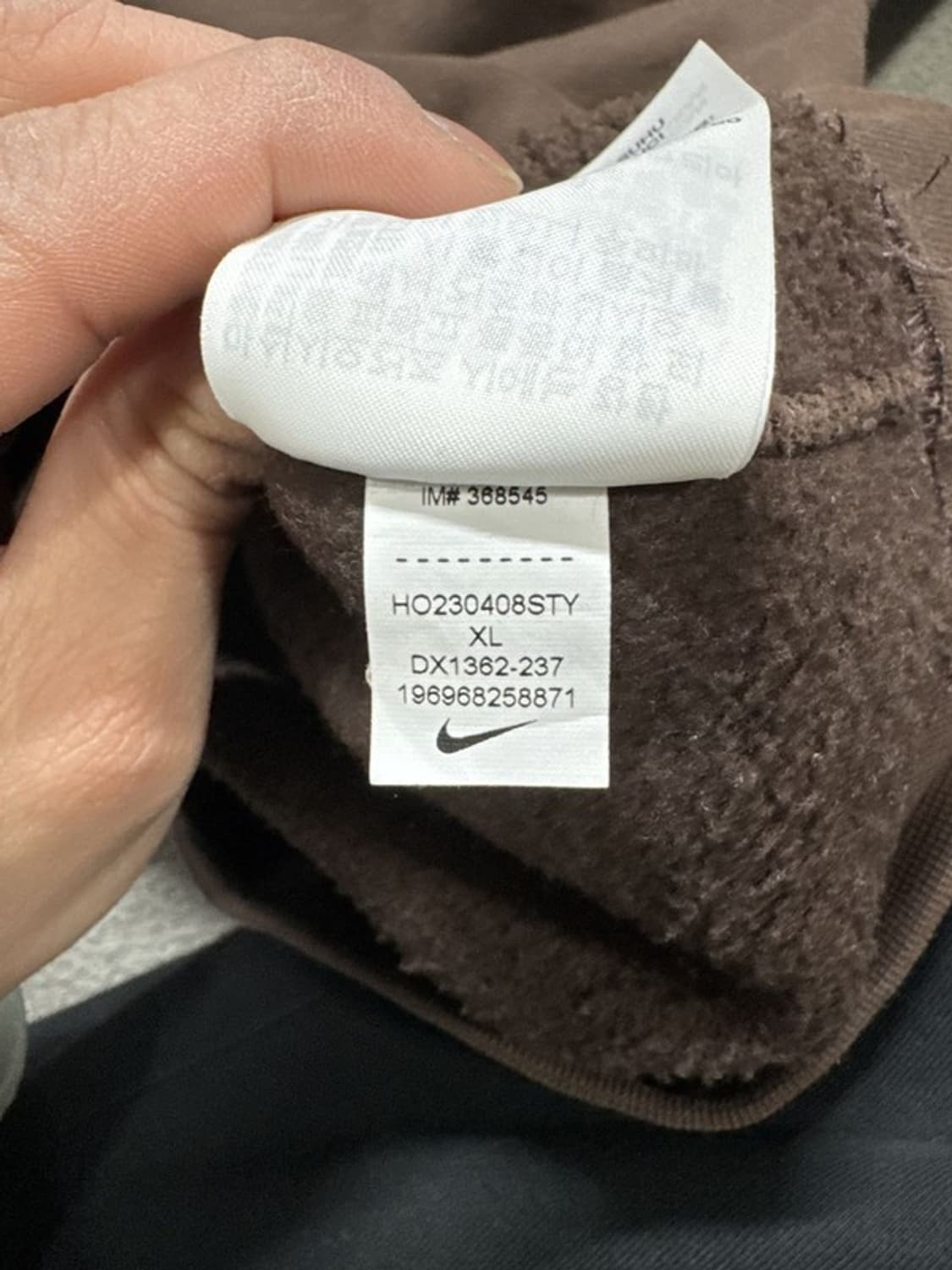 나이키 솔로 스우시 플리스 브라운 XL 상품이미지6