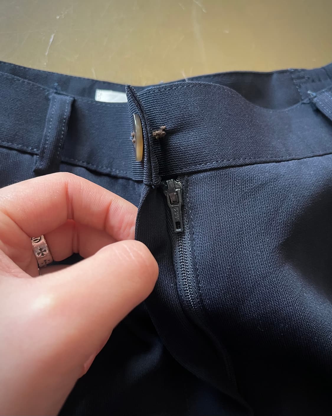 90-00s BALENCIAGA Paris Wide Old Trouser 상품이미지6