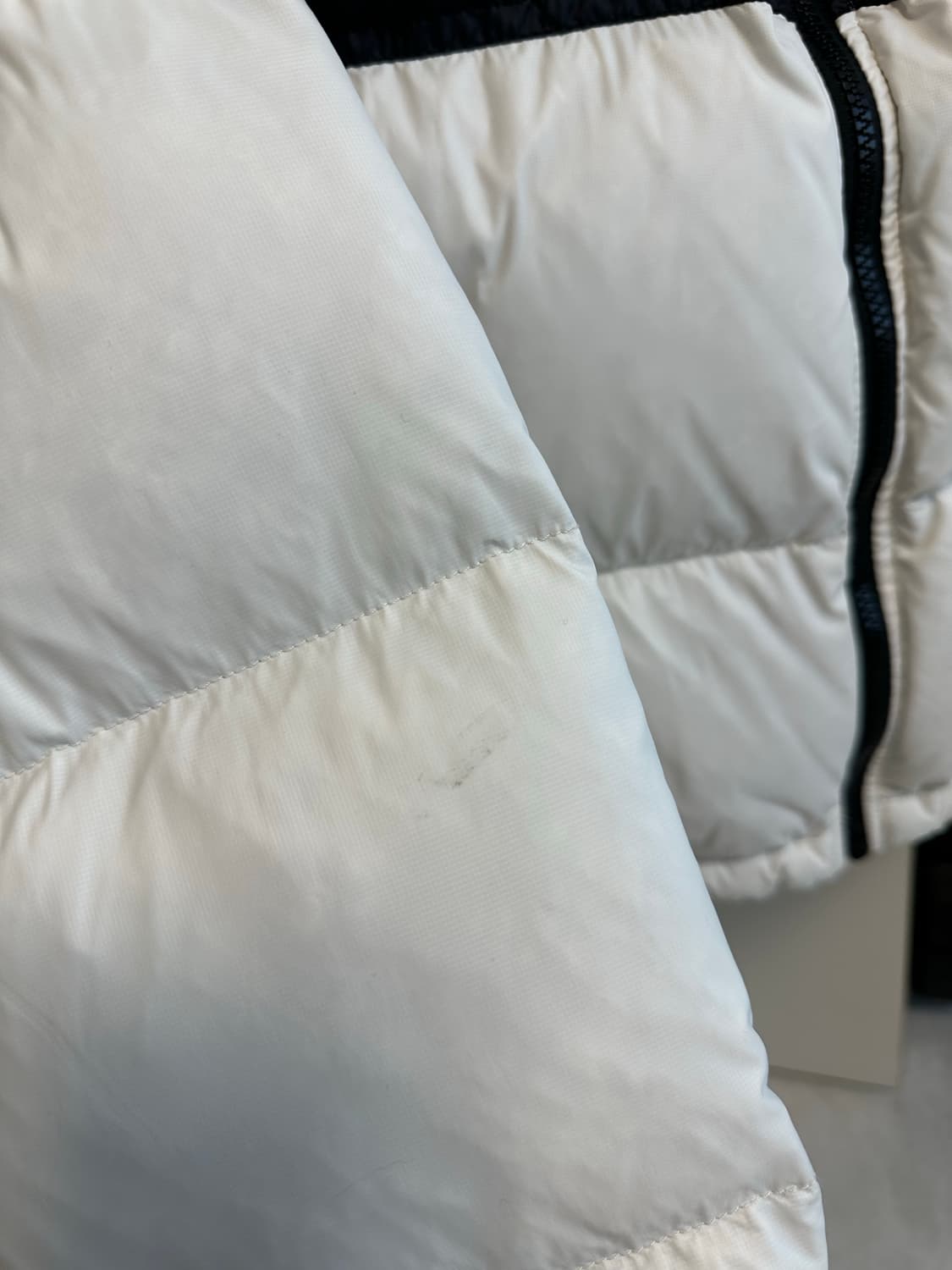 노스페이스 눕시 숏패딩 가데니아 화이트 S 상품이미지6