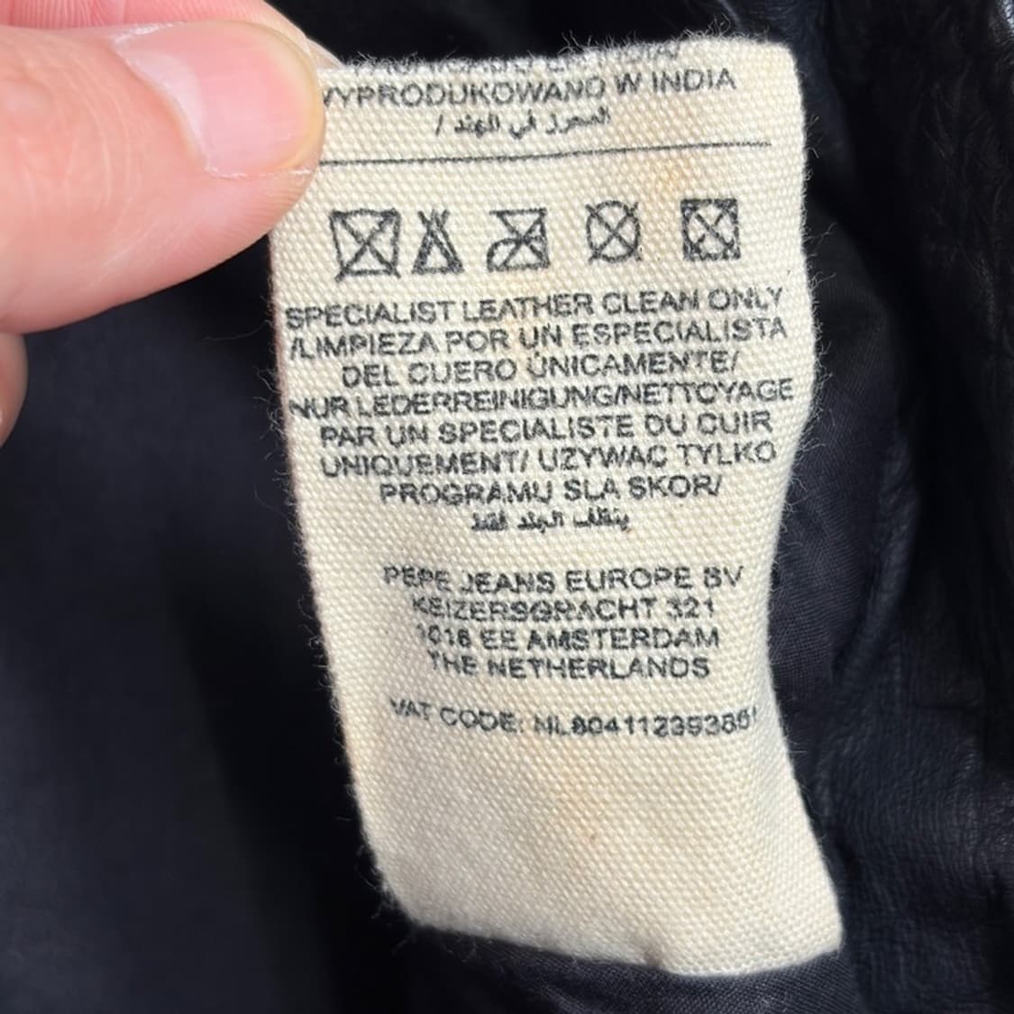 Twenty & Twelve 100% 램스킨 크롭 가죽 자켓 38 상품이미지6