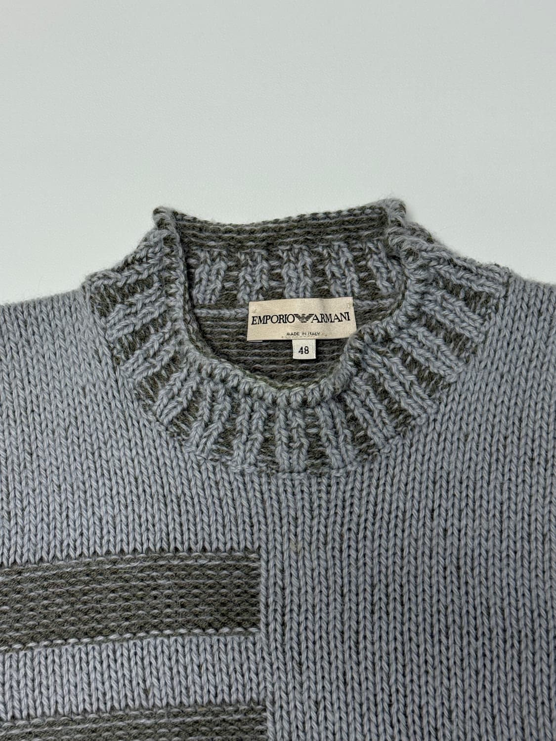 Emporio Armani 엠포리오 아르마니 자카드 니트 스웨터 상품이미지3