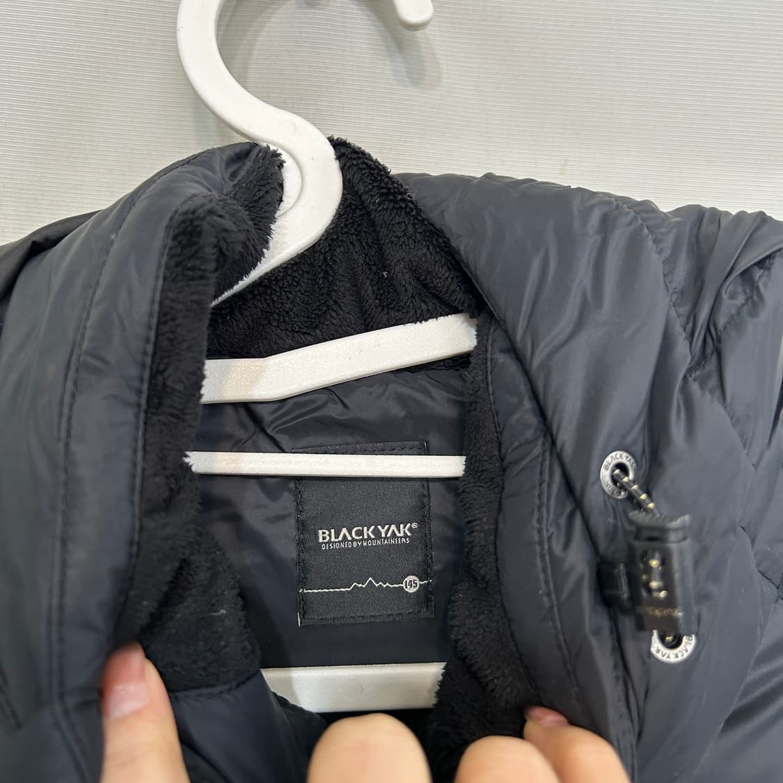 블랙야크 키즈 오리털 롱패딩 145빵빵함 블랙 상품이미지2