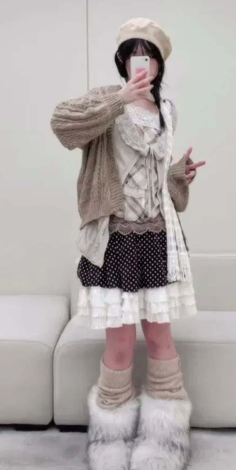 빈티지 코디세트 일괄 모리걸 니혼진 그레이 상품이미지1