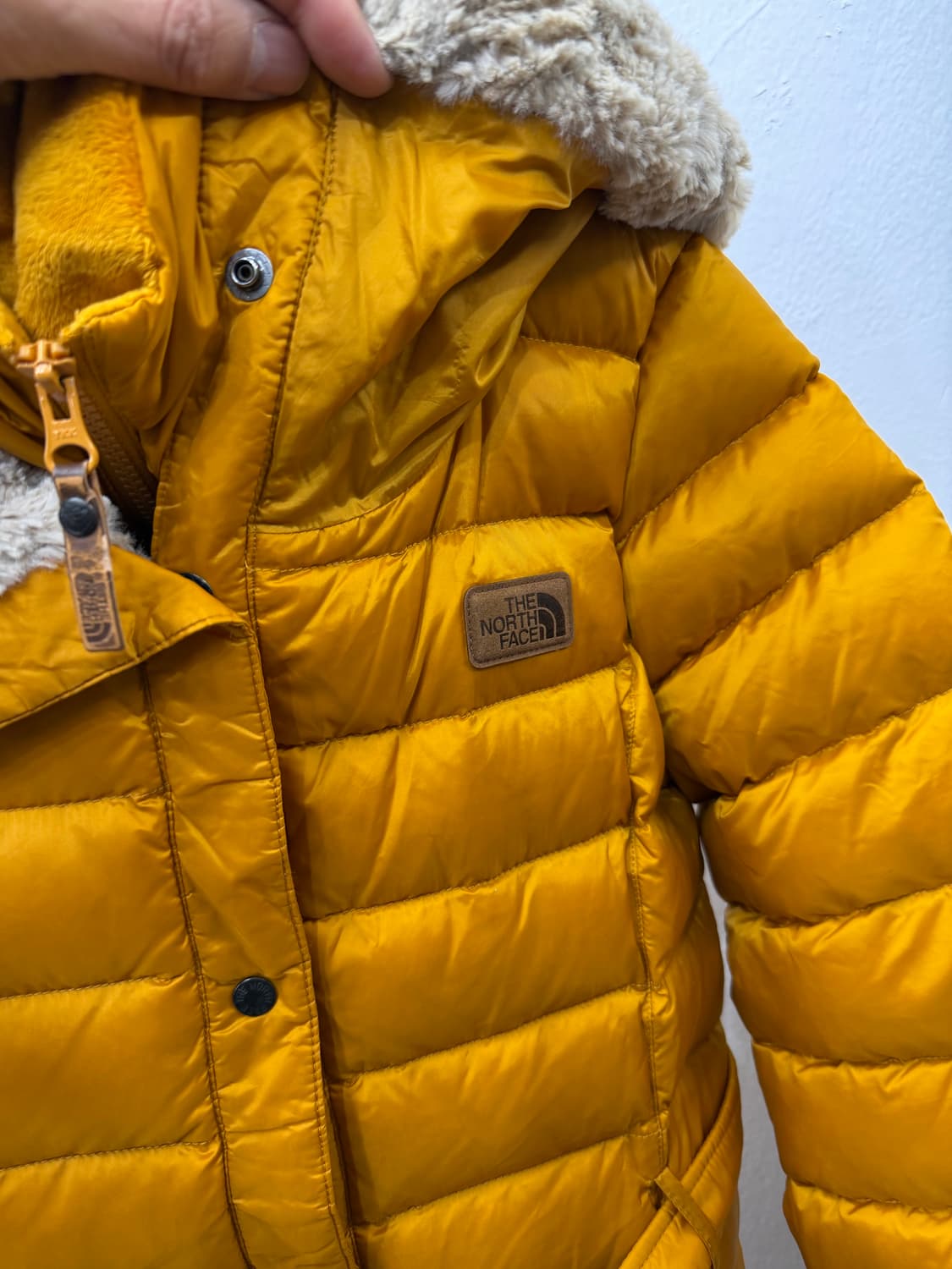 정품) 노스페이스 여성 구스다운 벨트패딩 S 상품이미지3