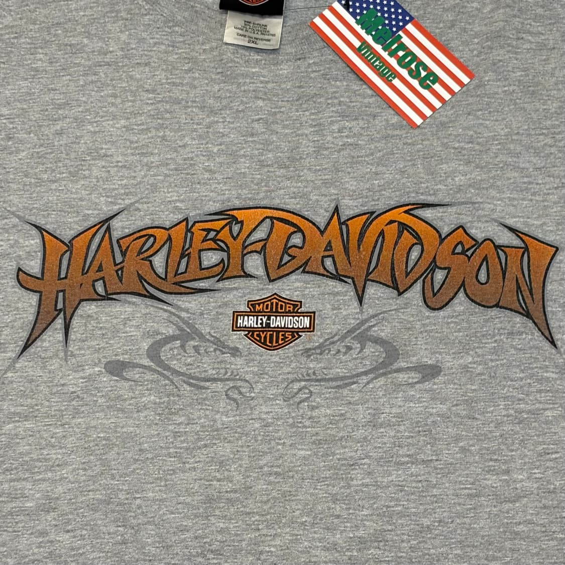 미국 빈티지 할리데이비슨 알라스카 롱슬리브 긴팔티 상품이미지4