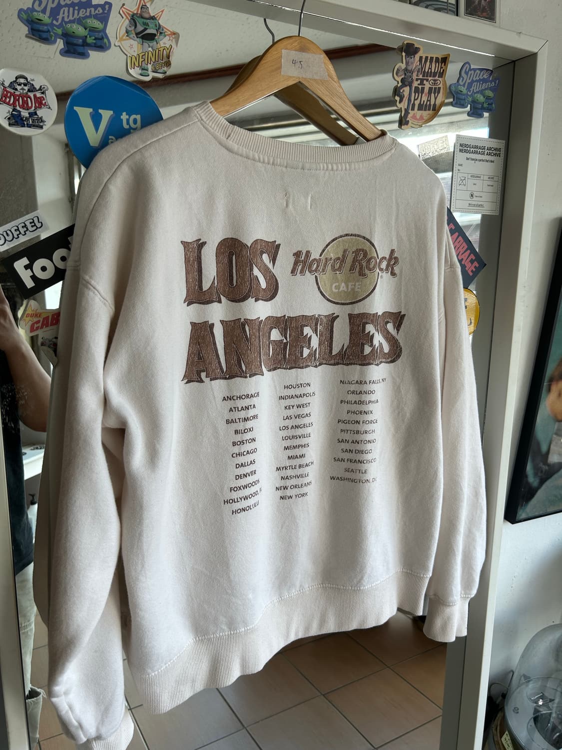 Hard rock cafe 하드락카페 LA 스웻셔츠 상품이미지1