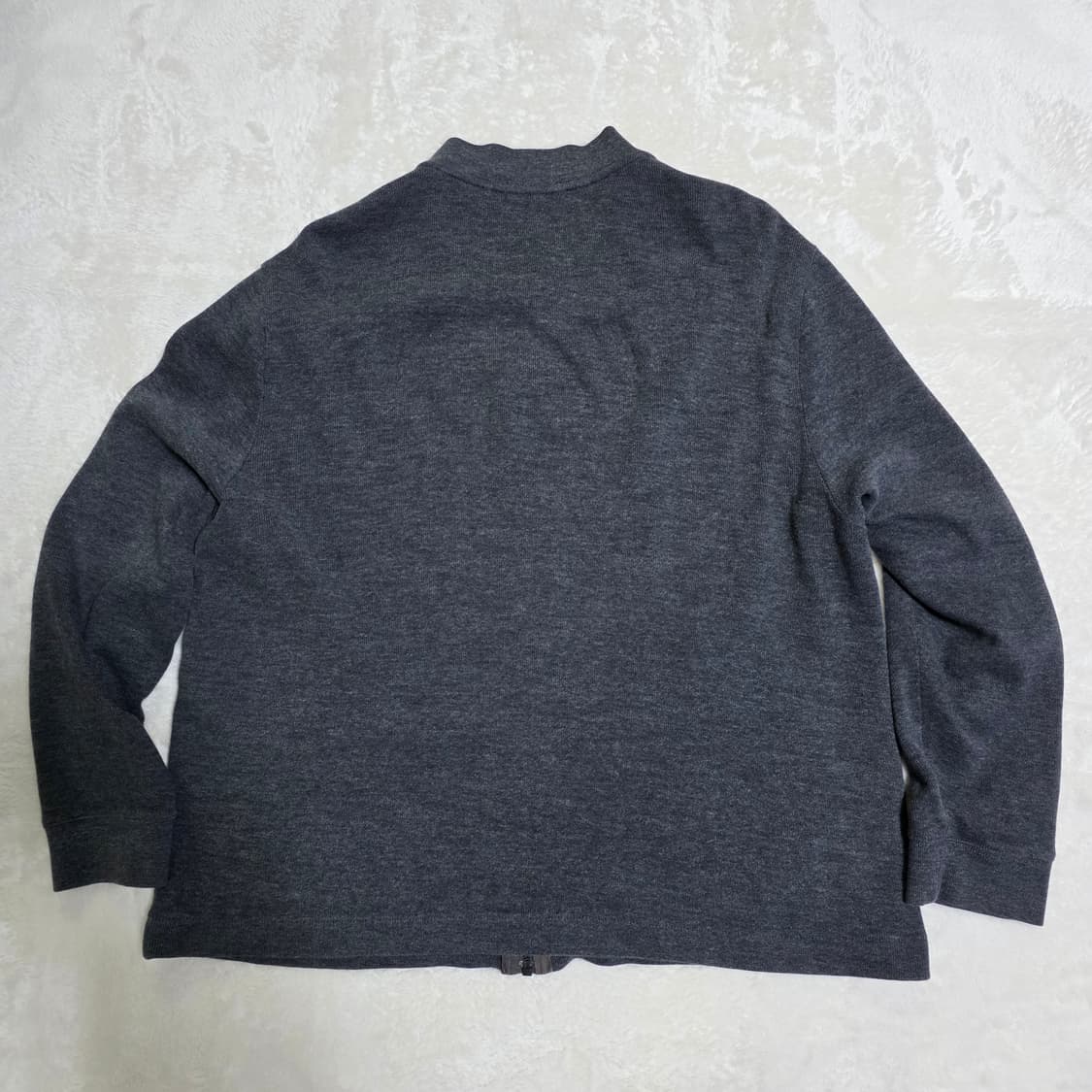 (115)헤지스 차콜 그레이 집업 가디건 상품이미지3