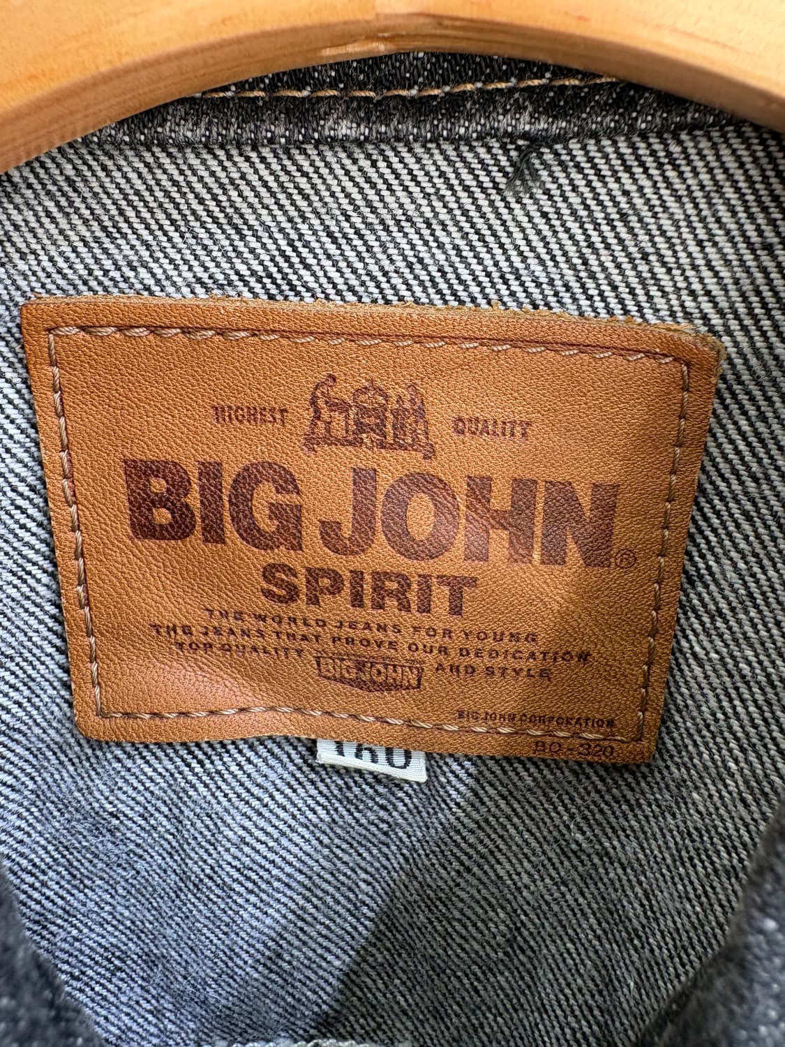 BIG JOHN SPIRIT (Made in Japan) 데님자켓 상품이미지6