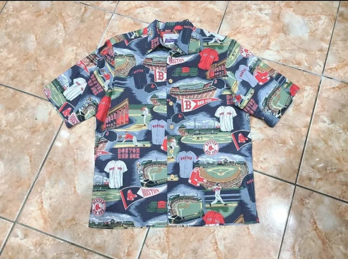 레인스푸너 REYN SPORTS 보스턴 레드삭스 코튼셔츠 상품이미지1