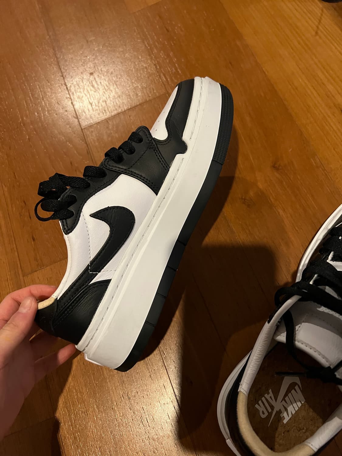 나이키 조던 엘리베이트 엘레베이트 로우 플랫폼 화이트 블랙 범고래 245 상품이미지9