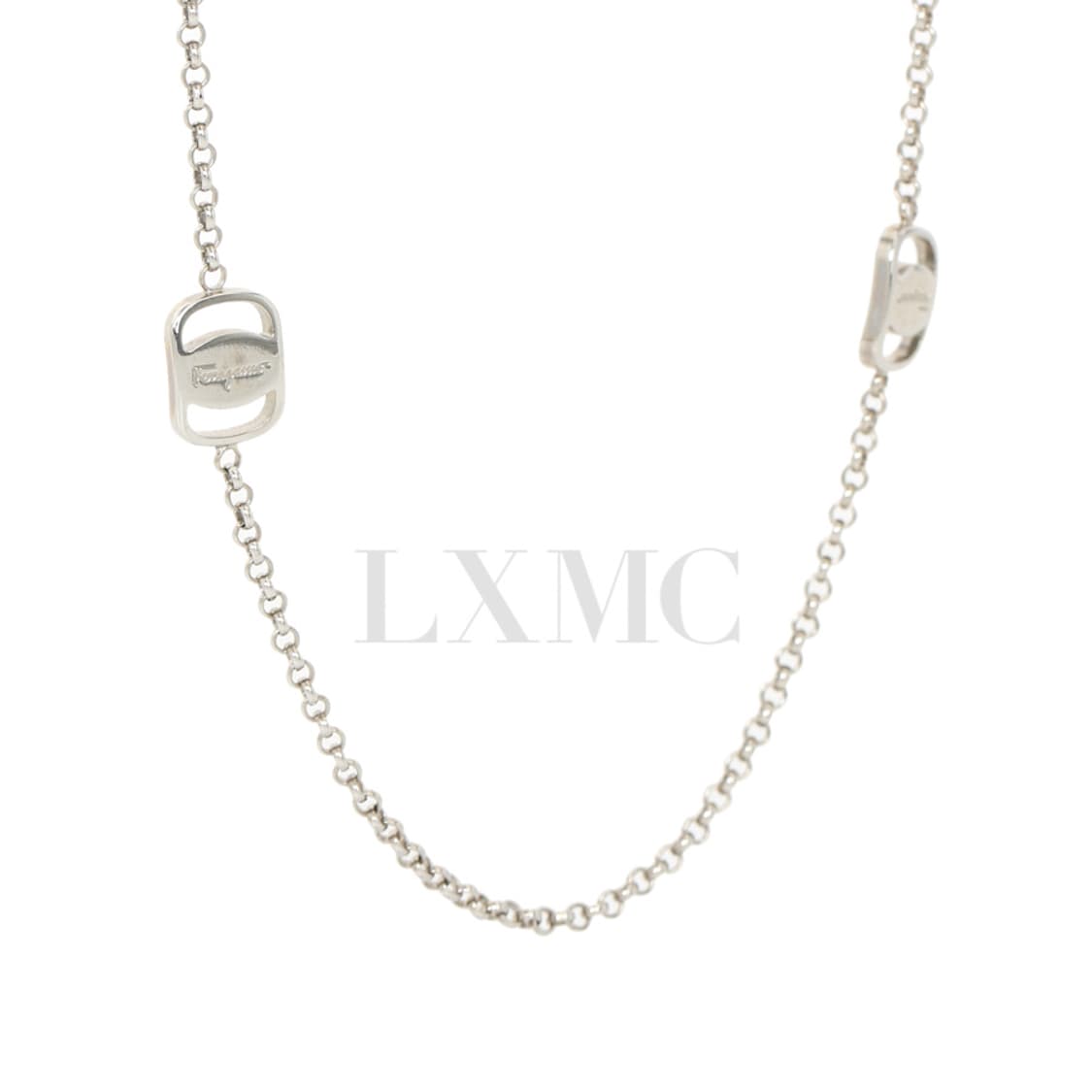 페라가모 바라 체인 목걸이 롱 네크리스 5모티브 상품이미지3