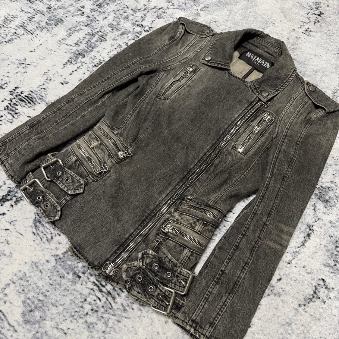 발망 데카르넹 10ss 패디드 라이더자켓 34 상품이미지3