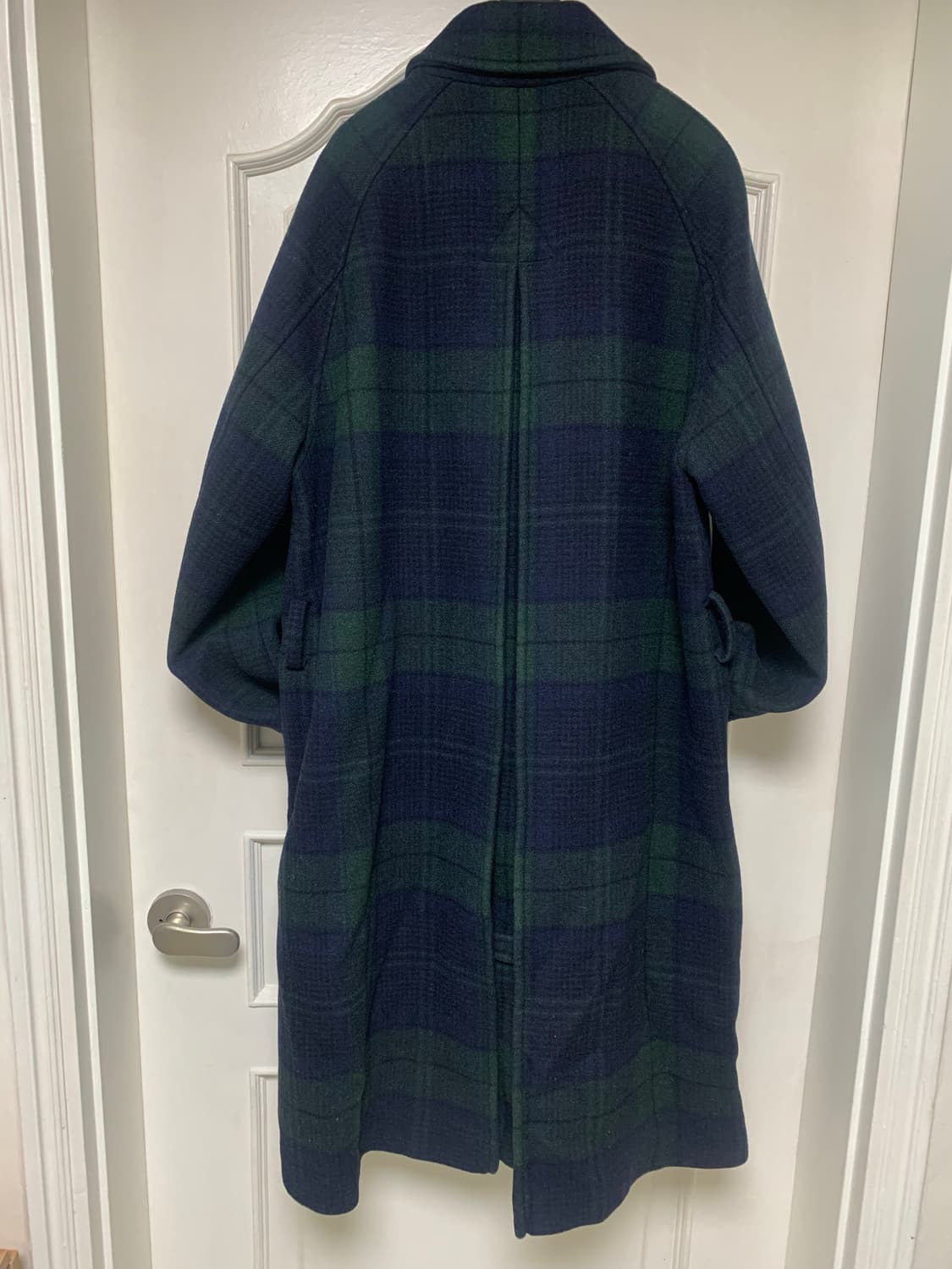 타탄체크 발마칸코트 M 상품이미지2