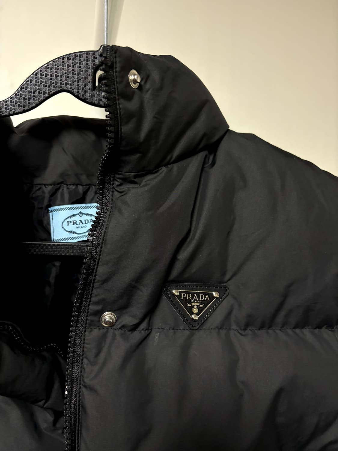 프라다 크롭 조끼패딩 90 상품이미지2