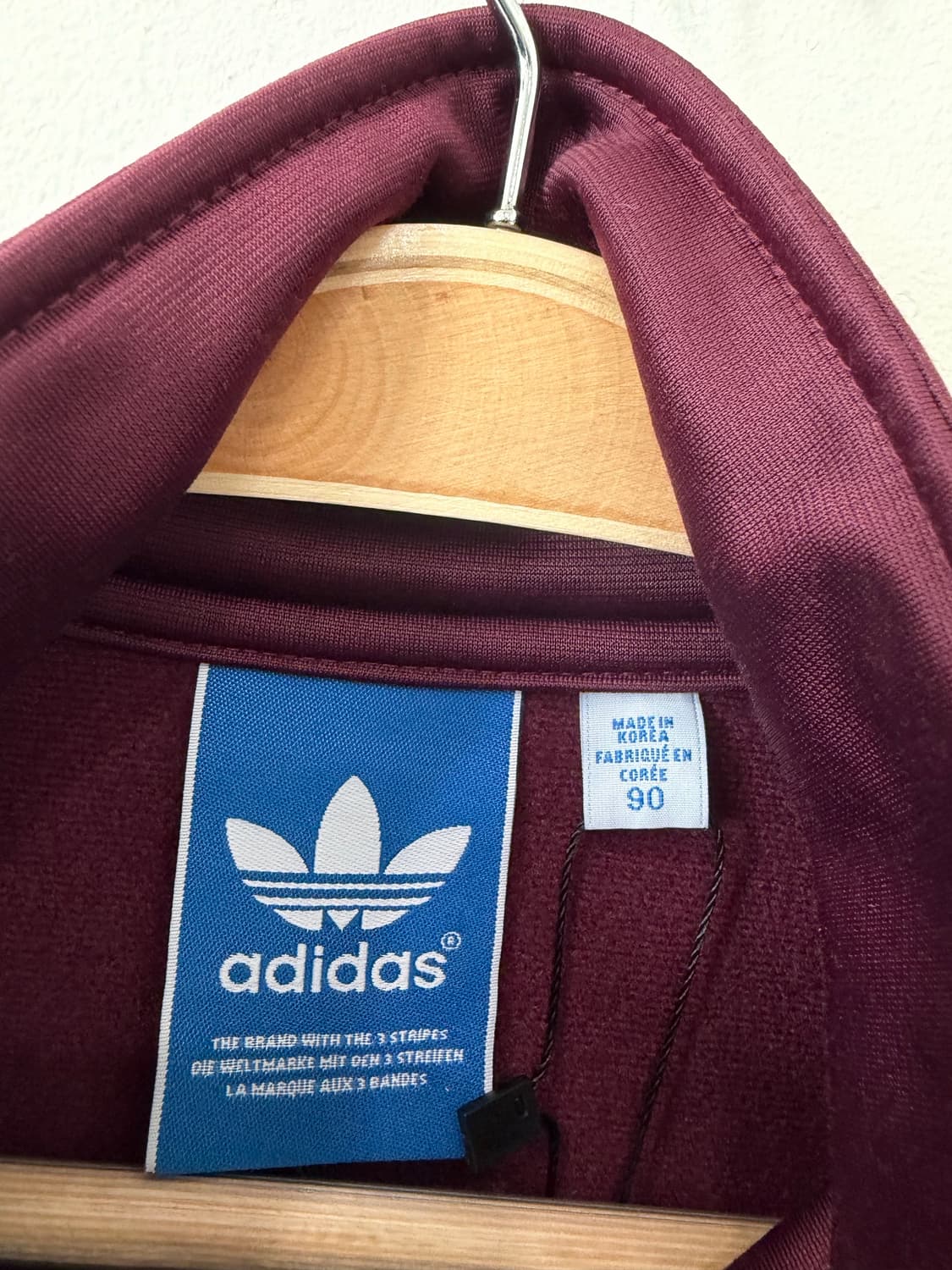 400. 아디다스 파이어버드 버건디 져지 트랙탑 대장 상품이미지2