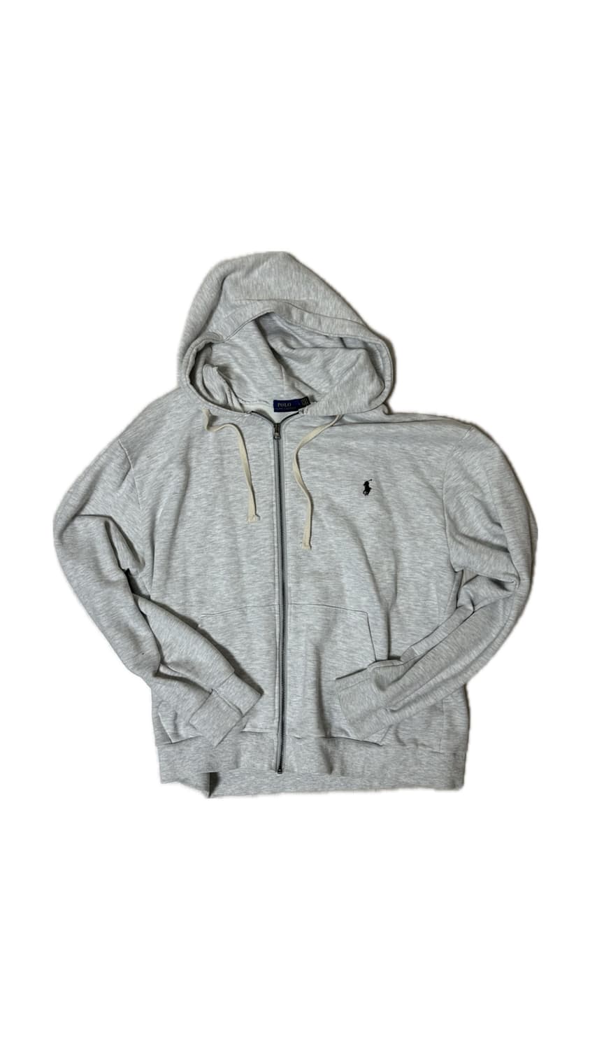 폴로 화이트 후드집업 상품이미지1