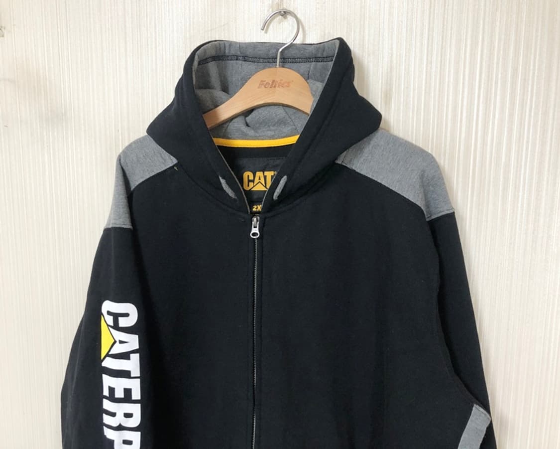 캐터필러(CATERPILAR) CAT로고 패널 스웨트셔츠/후드집업 2XL 상품이미지5