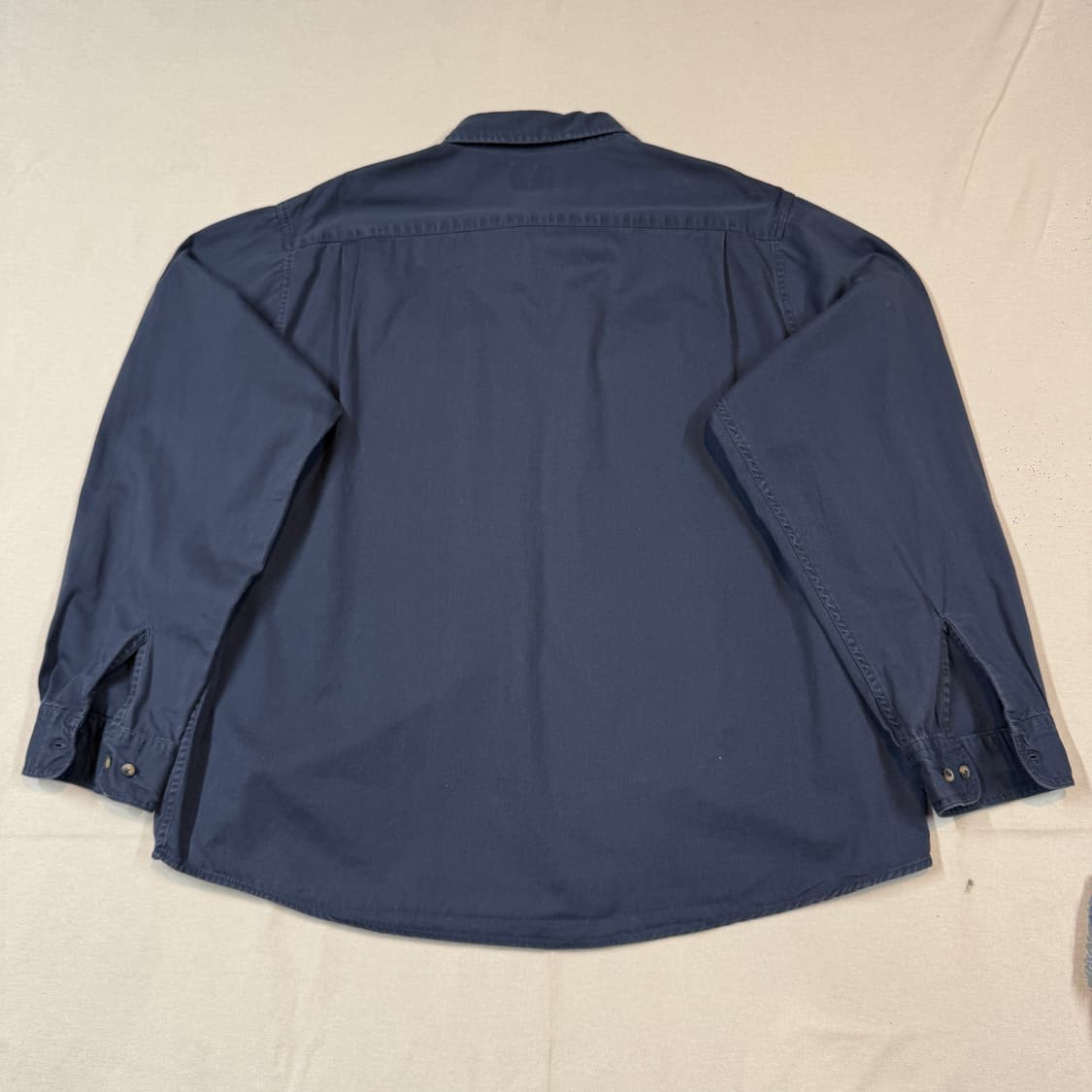 XXL) Wrangler 랭글러 투포켓 워크웨어 네이비 코튼 셔츠 W11 상품이미지4