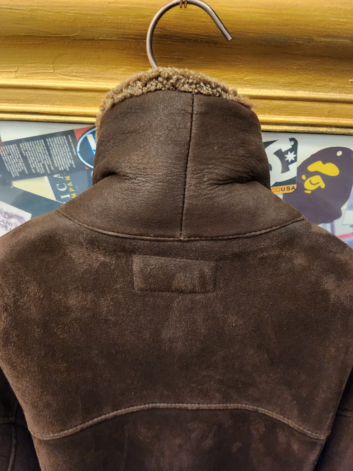 90s 초기베르사체 클래식 V2 스웨이드 시어링 무스탕 상품이미지7