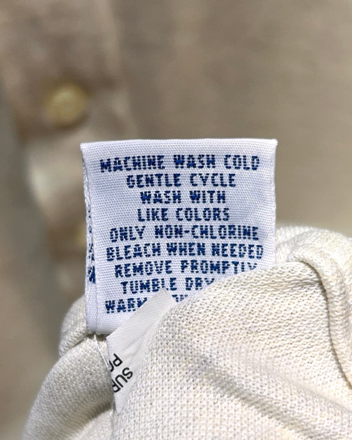 XL 폴로랄프로렌 오트밀 카라 롱슬리브 상품이미지6