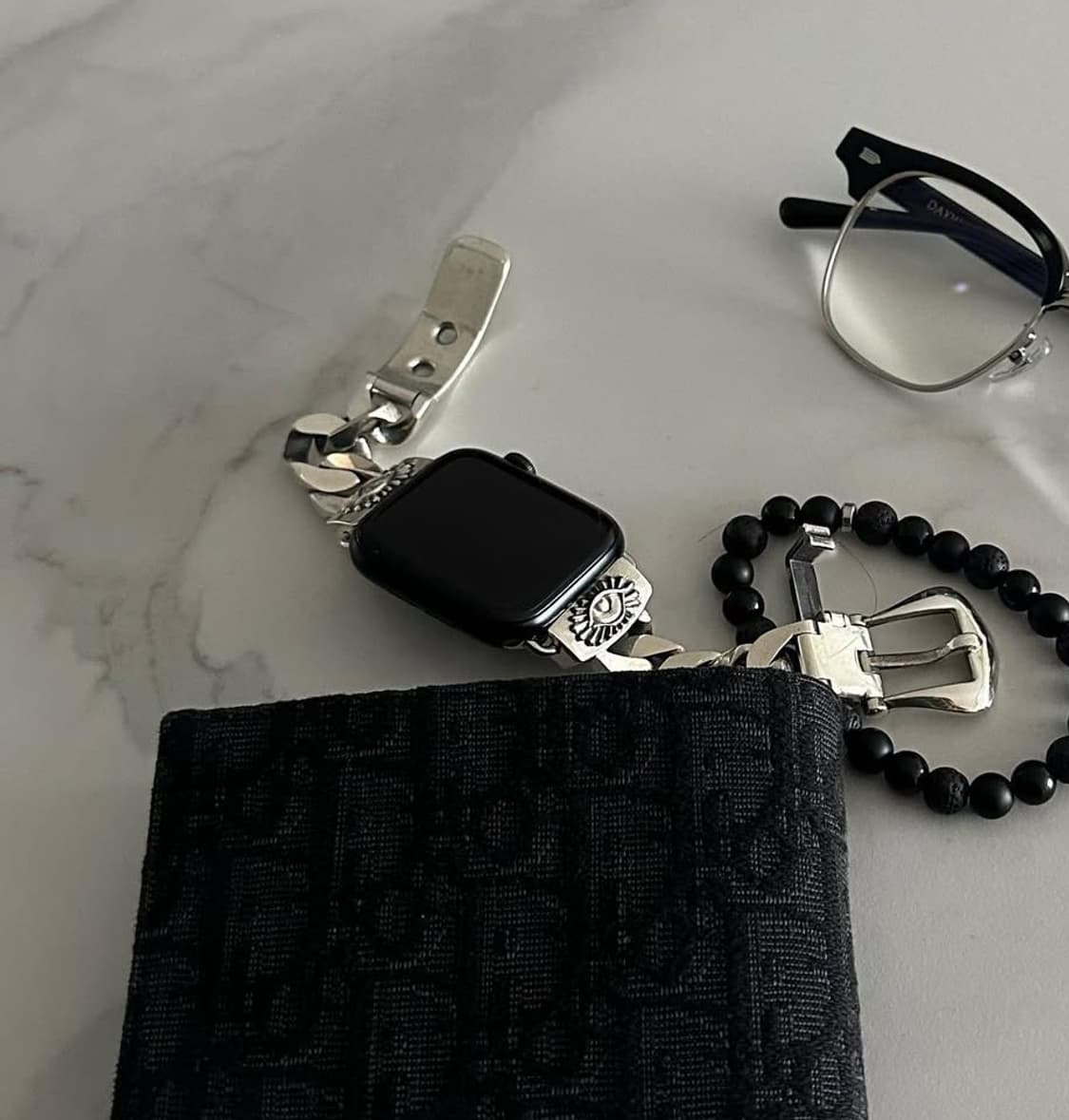 킹크로치 애플워치 실버 스트랩 상품이미지1