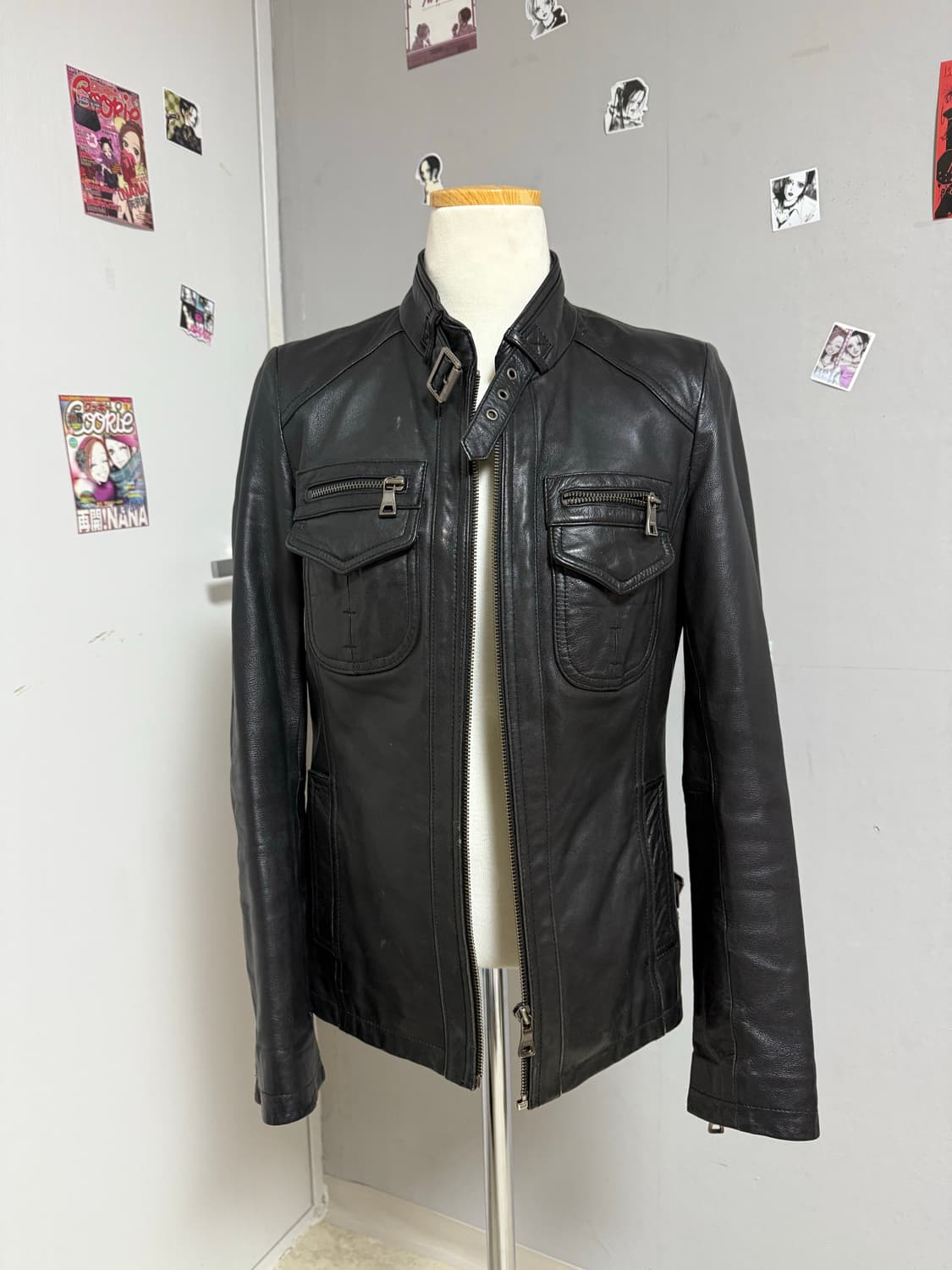 양가죽 레더 포켓 자켓 상품이미지2