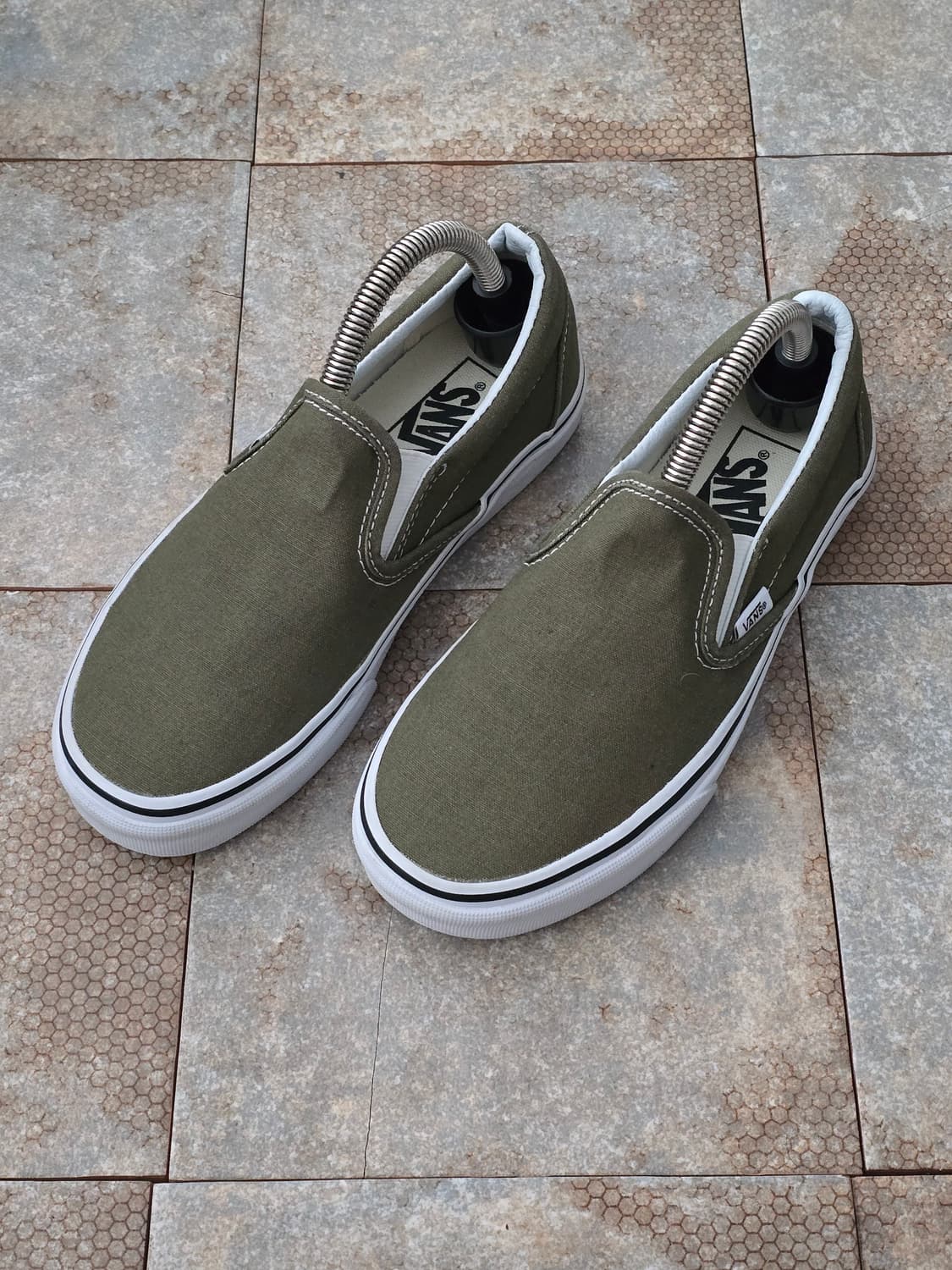 (230)반스 슬립온 카키  상품이미지1