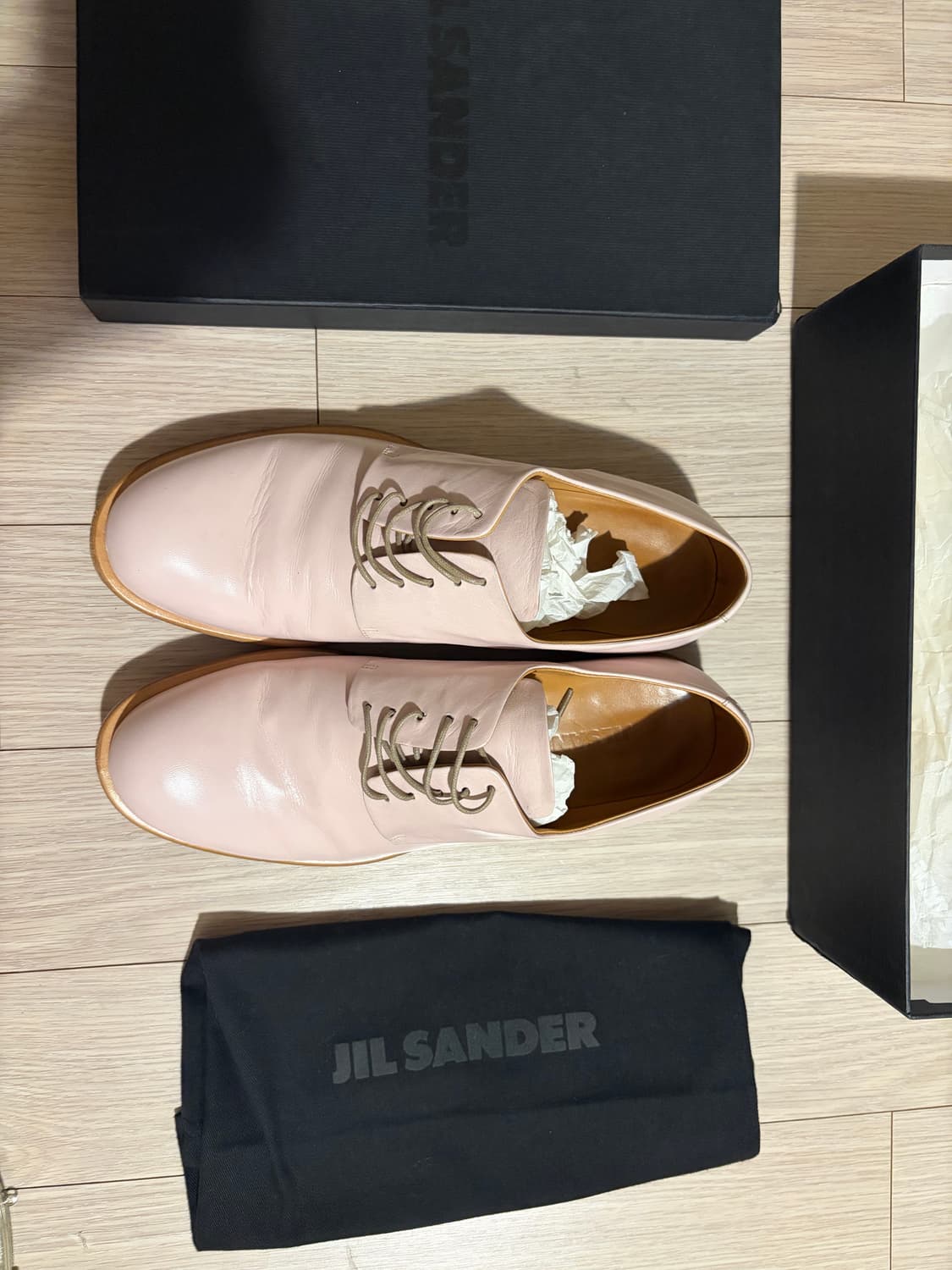 jilsander 레더 더비 슈주 245(38) 상품이미지1