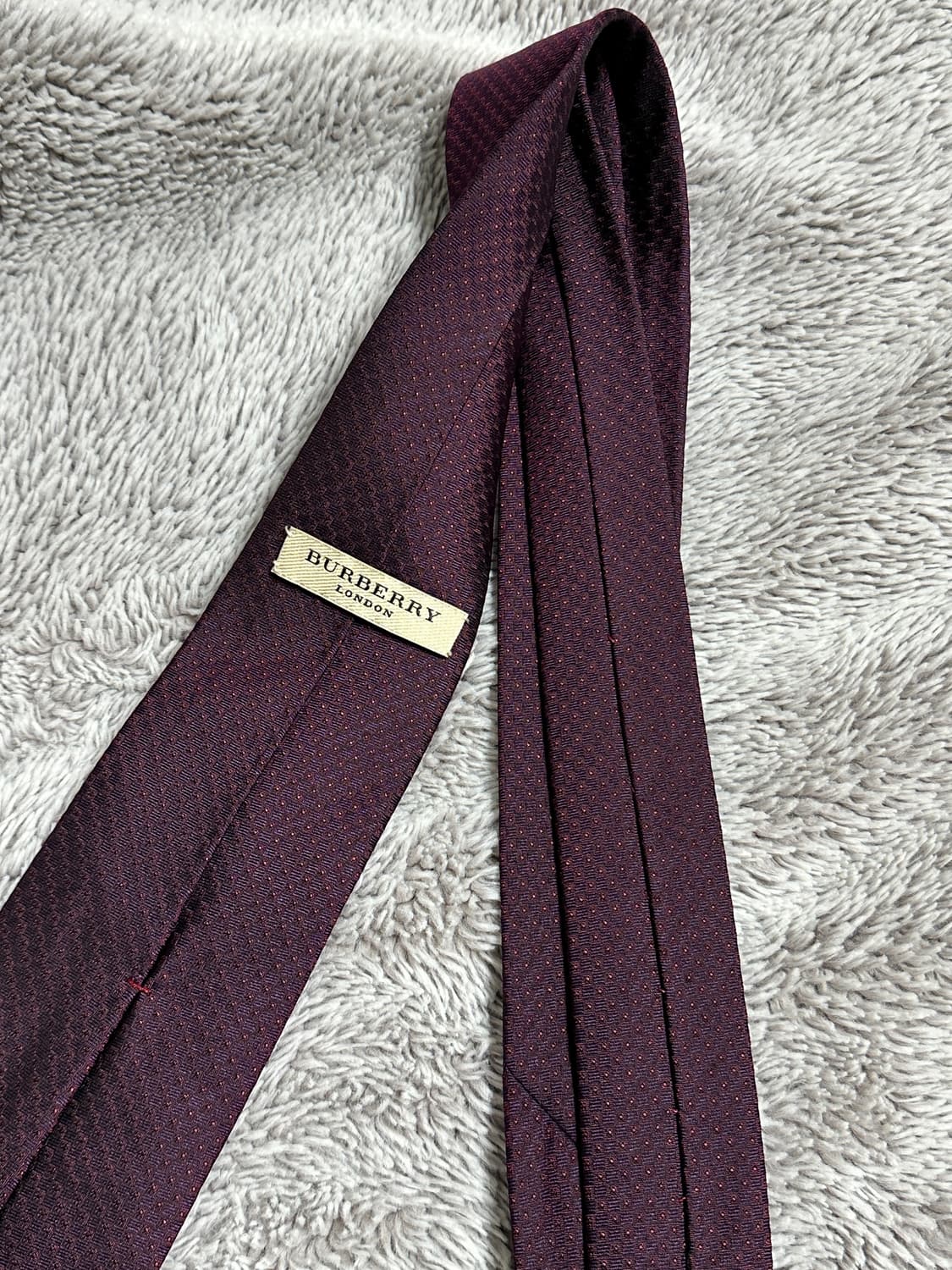 버버리 와인퍼플 넥타이 상품이미지4
