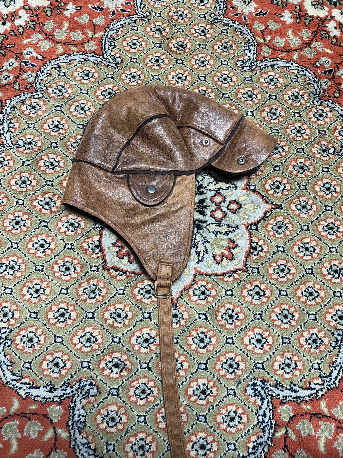 [OS] 레더 브라운 트루퍼 햇 상품이미지2