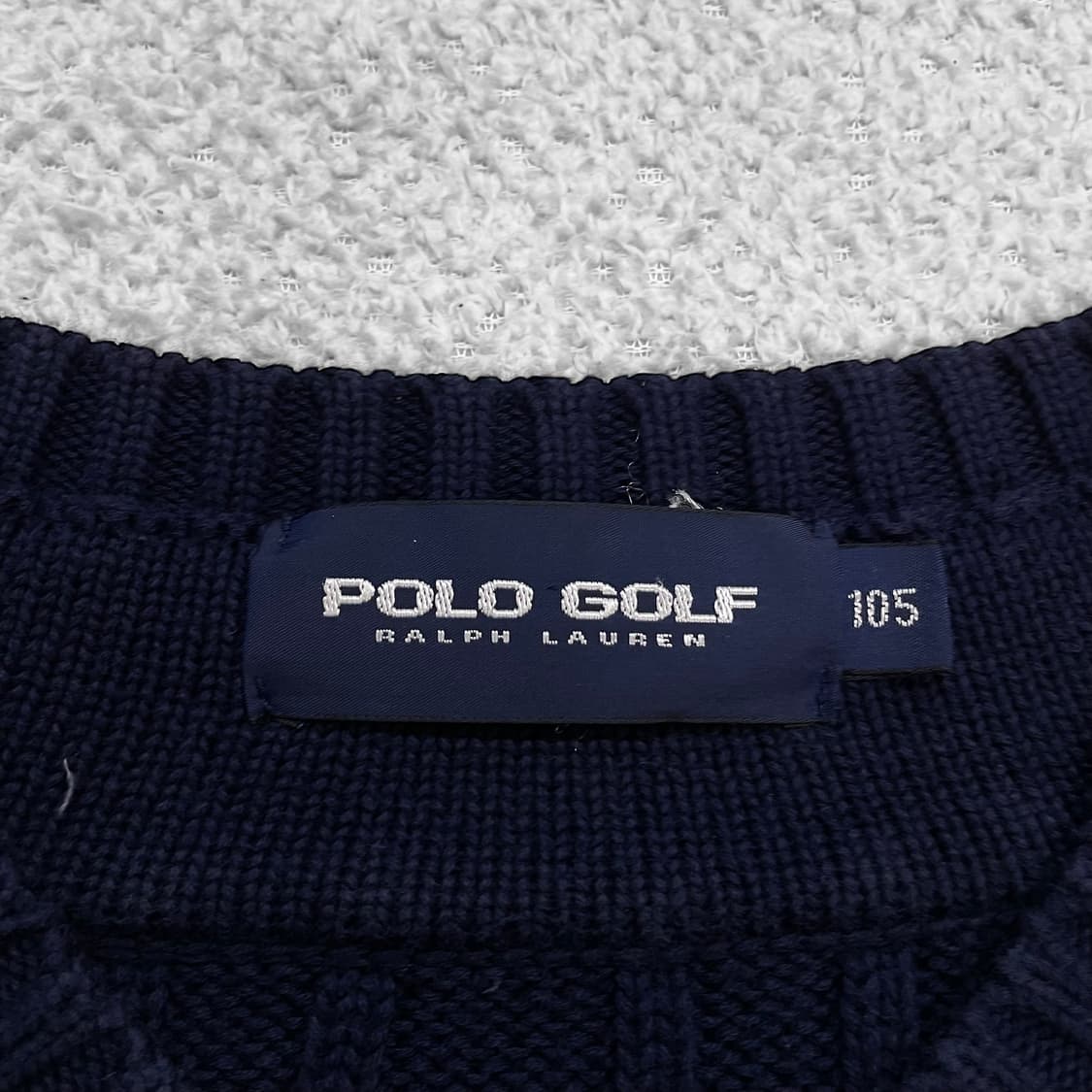 폴로 랄프로렌 포니 로고 크리켓 니트 네이비 상품이미지4