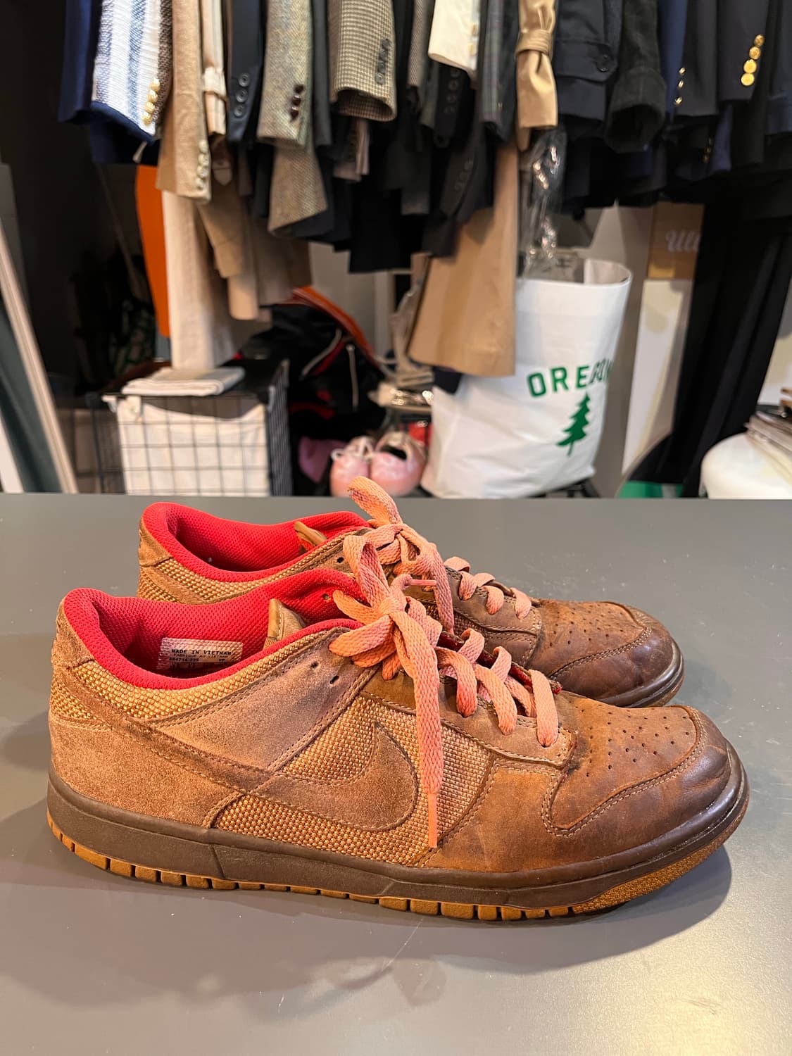 나이키 덩크 로우 CL 브라운 (285mm) 상품이미지4