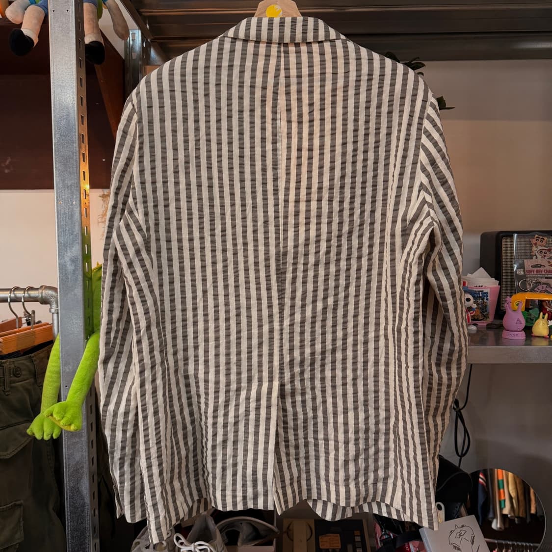 파올리니 컨템포러리 이탈리아 브랜드 시어서커 실크혼방 자켓 블레이저  2 상품이미지3