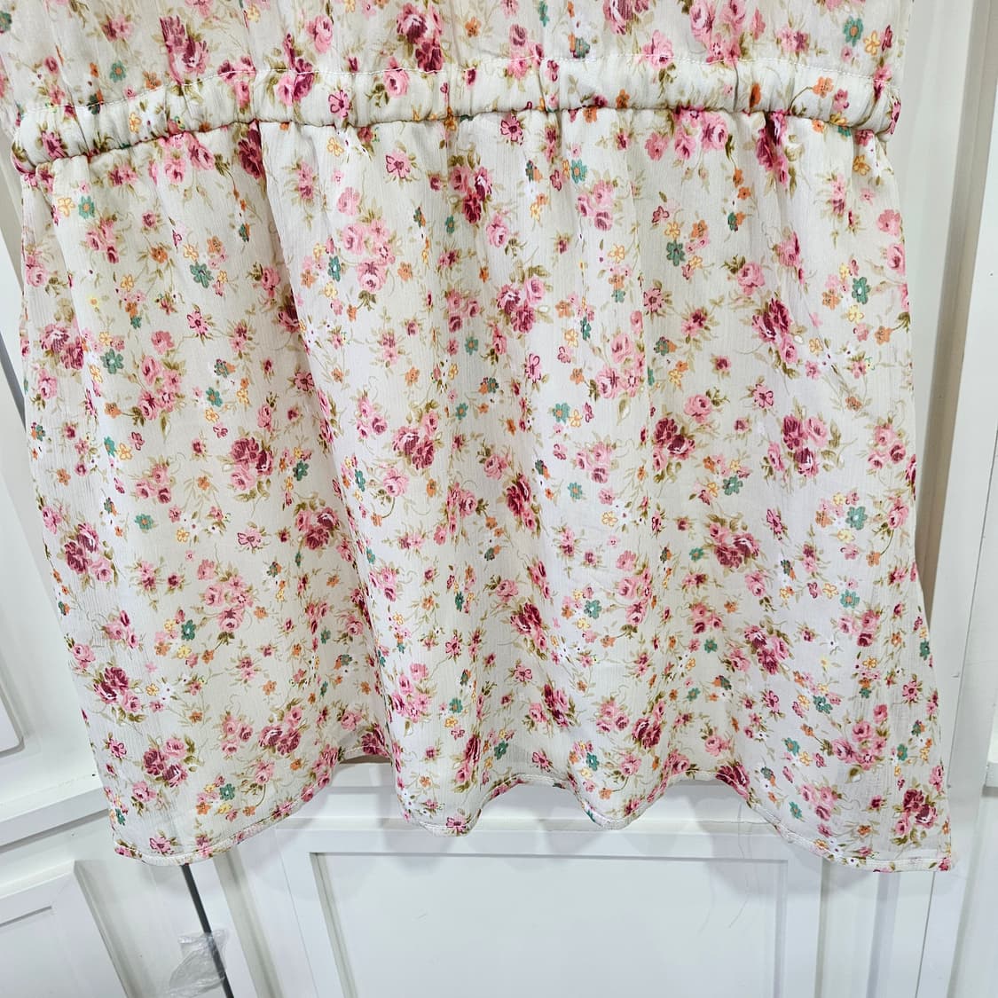 플라워 쉬폰 미니 원피스 상품이미지6