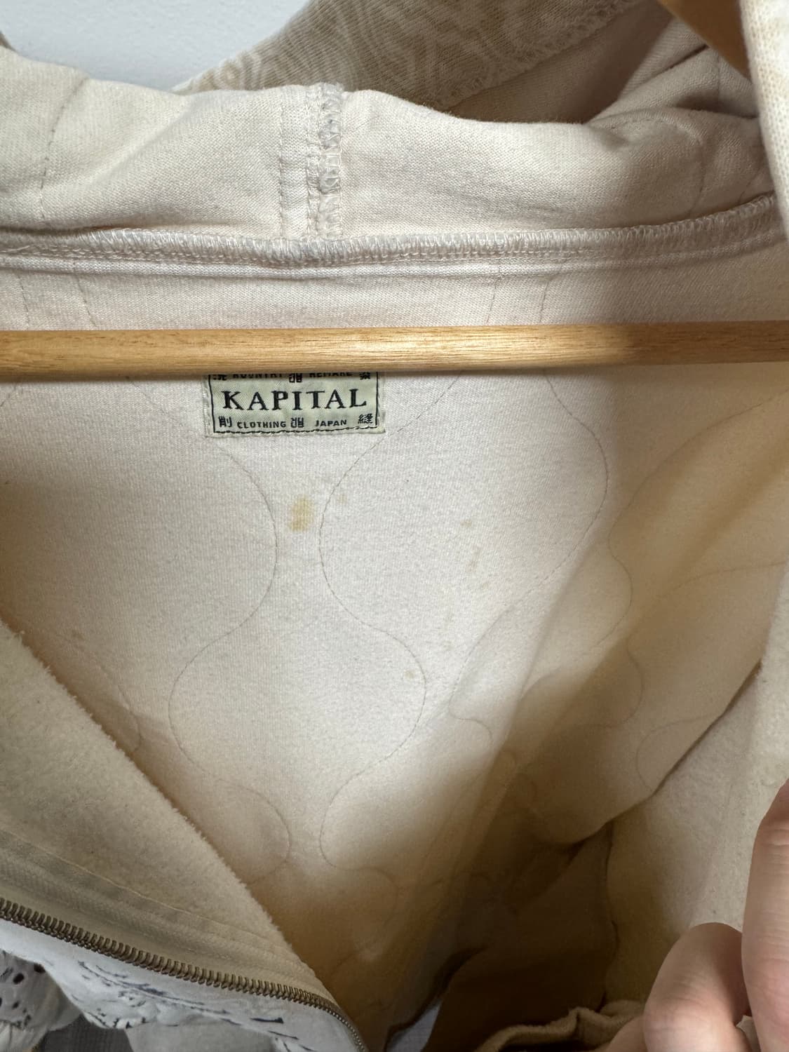 [4] 캐피탈 플리스 반다나 비부악 후드 블루종 키나리 상품이미지7