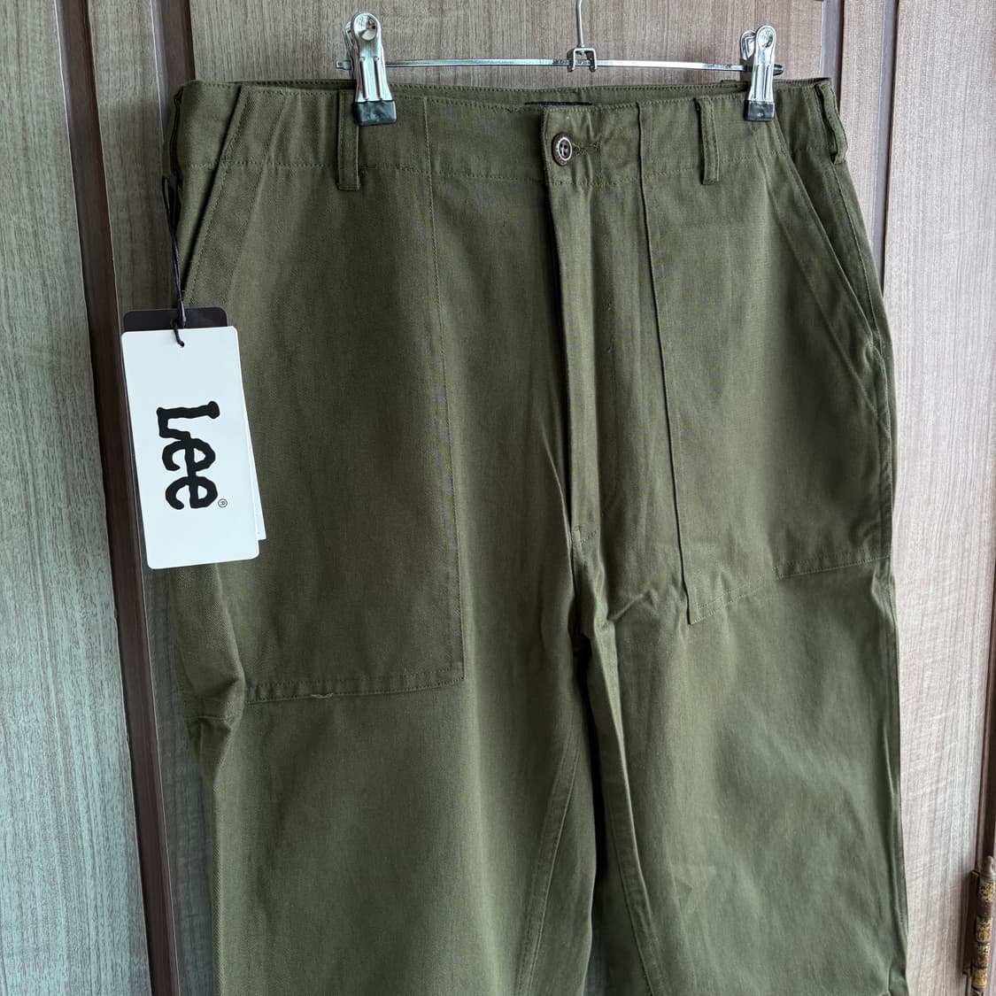 새상품(XL)리 LEE 레귤러핏 퍼티그 팬츠 카키 상품이미지2
