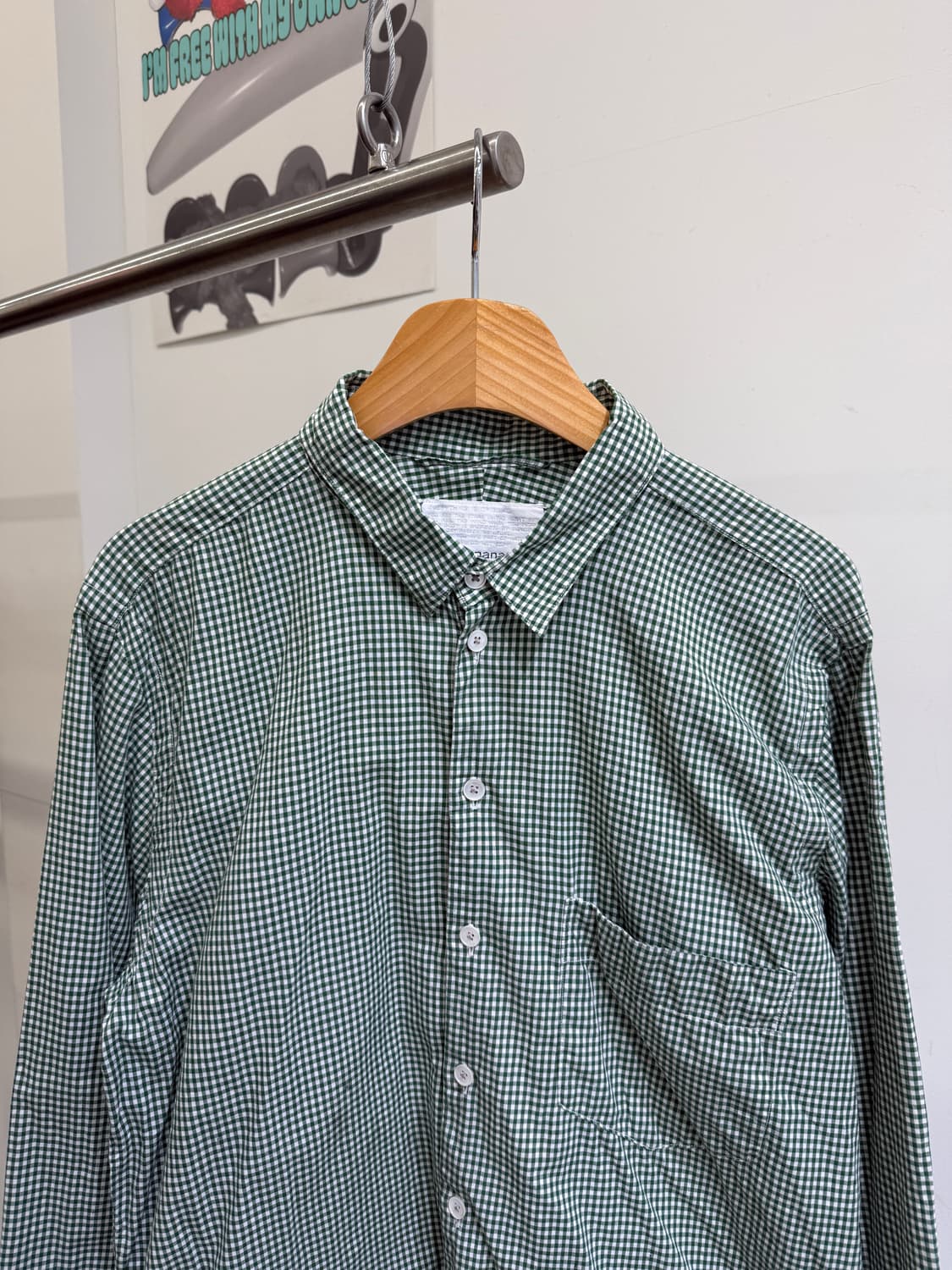 NANAMICA (Made in Japan) 나나미카 깅엄 체크 셔츠 상품이미지2